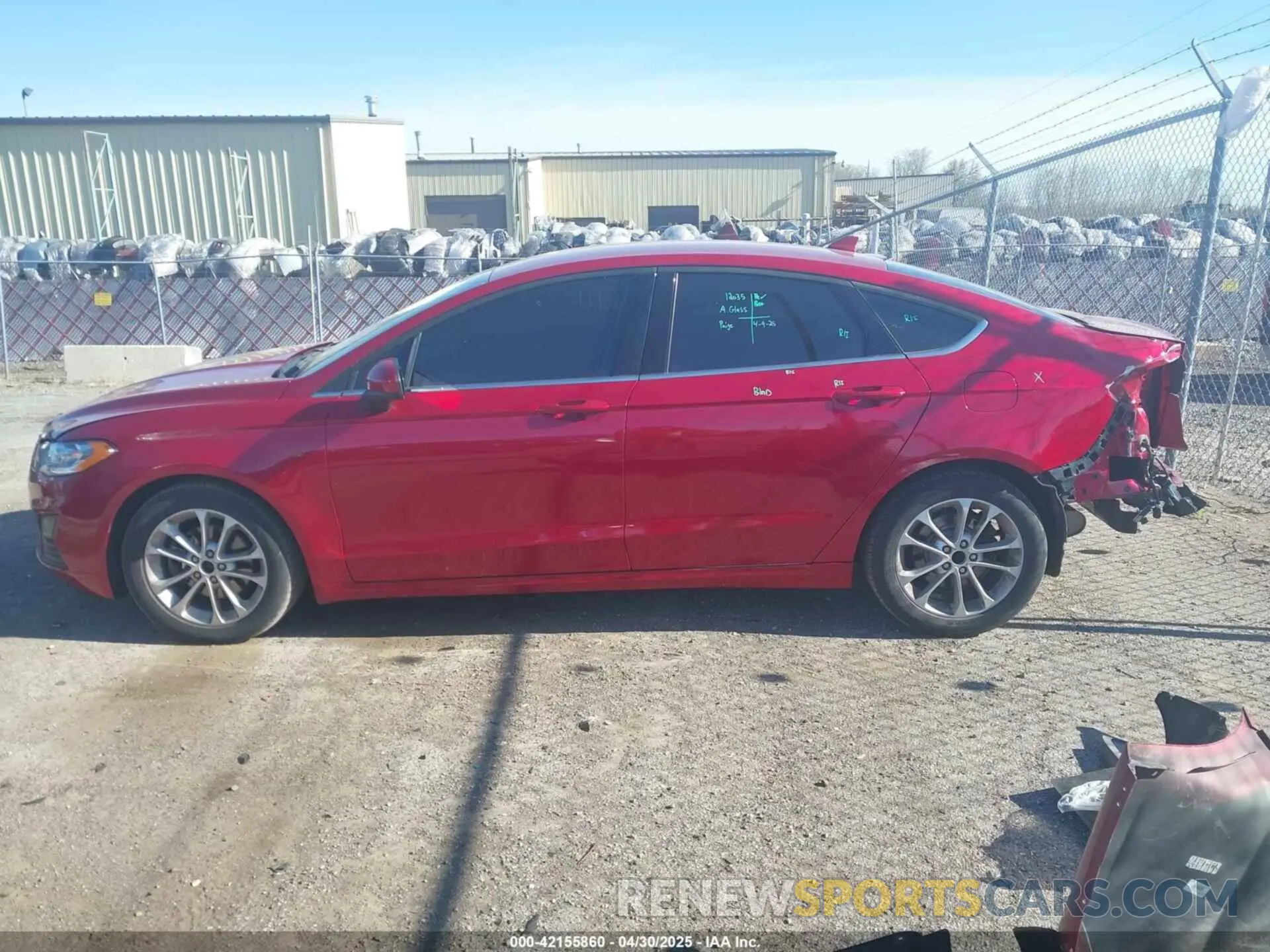 15 fotografías del automóvil dañado 3FA6P0HD6LR108338 FORD FUSION 2020