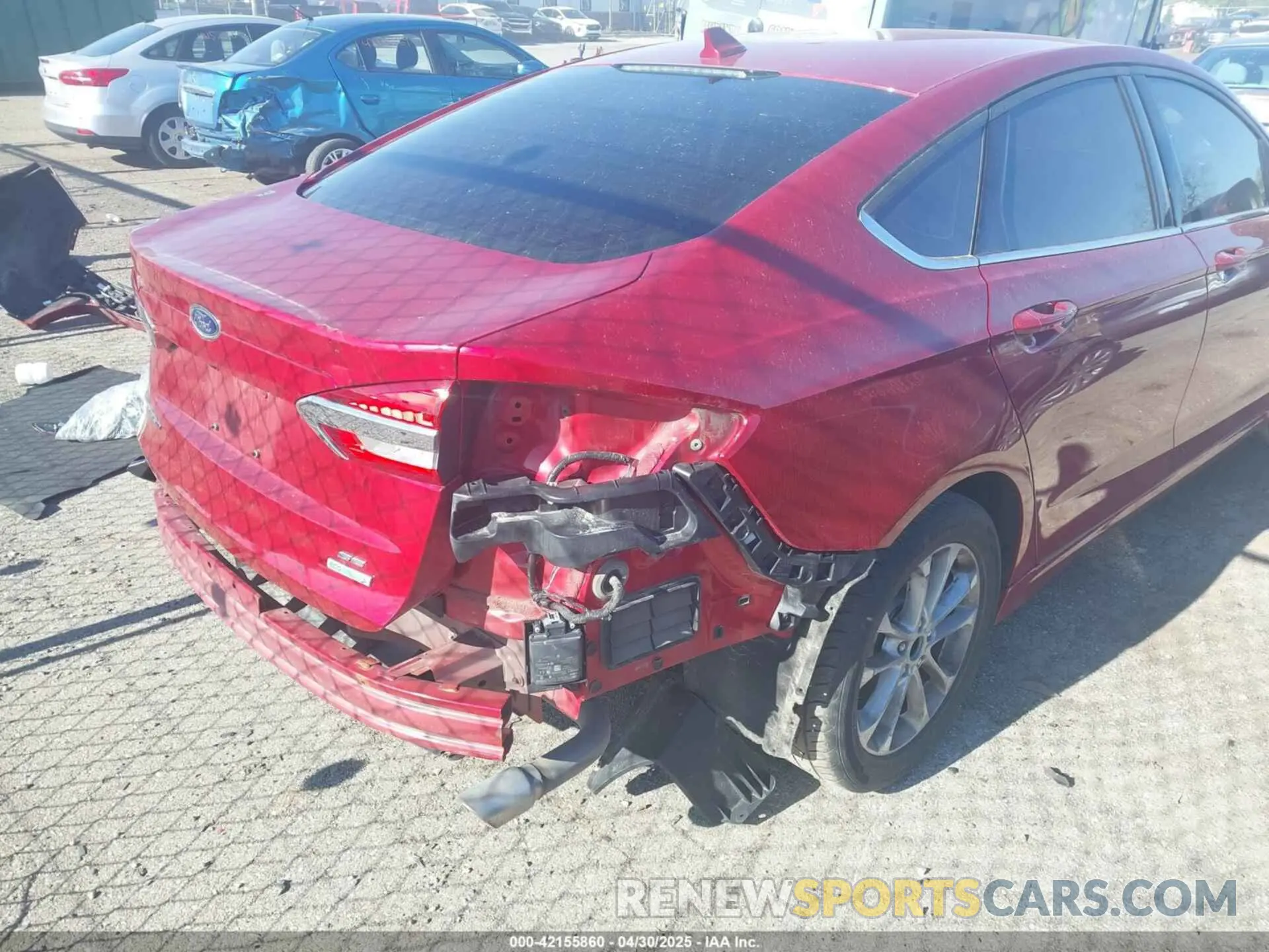 4 fotografías del automóvil dañado 3FA6P0HD6LR108338 FORD FUSION 2020