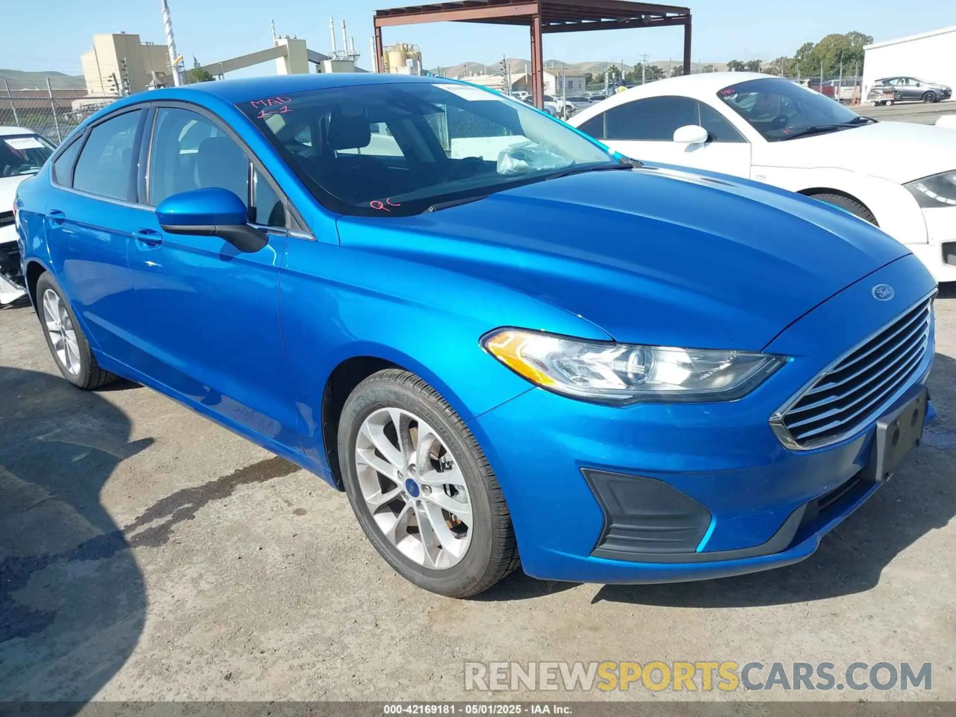 1 fotografías del automóvil dañado 3FA6P0HD6LR128539 FORD FUSION 2020