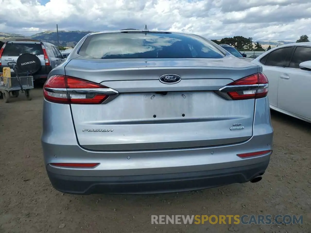 6 fotografías del automóvil dañado 3FA6P0HD6LR199675 FORD FUSION 2020