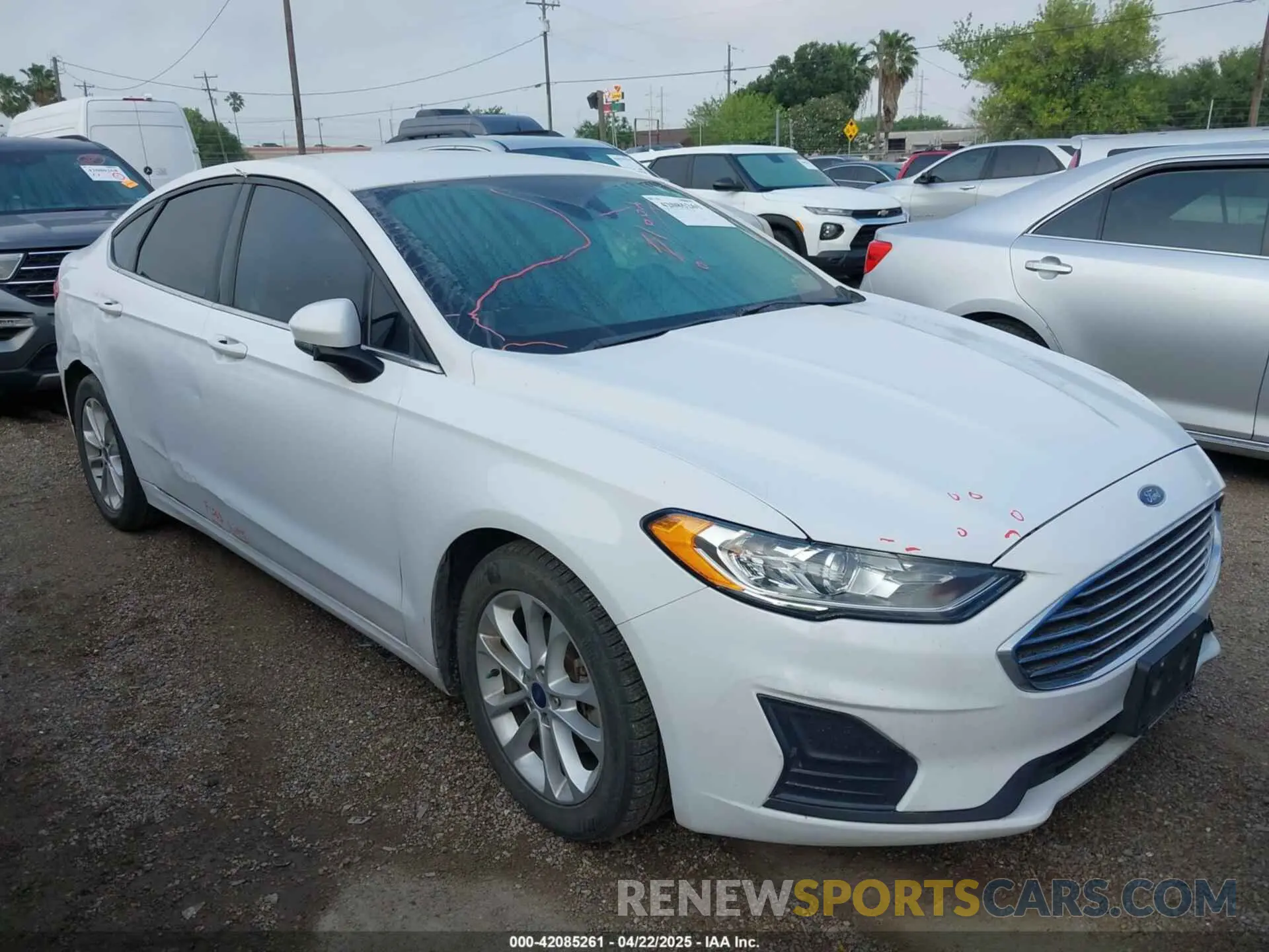 1 fotografías del automóvil dañado 3FA6P0HD6LR262080 FORD FUSION 2020