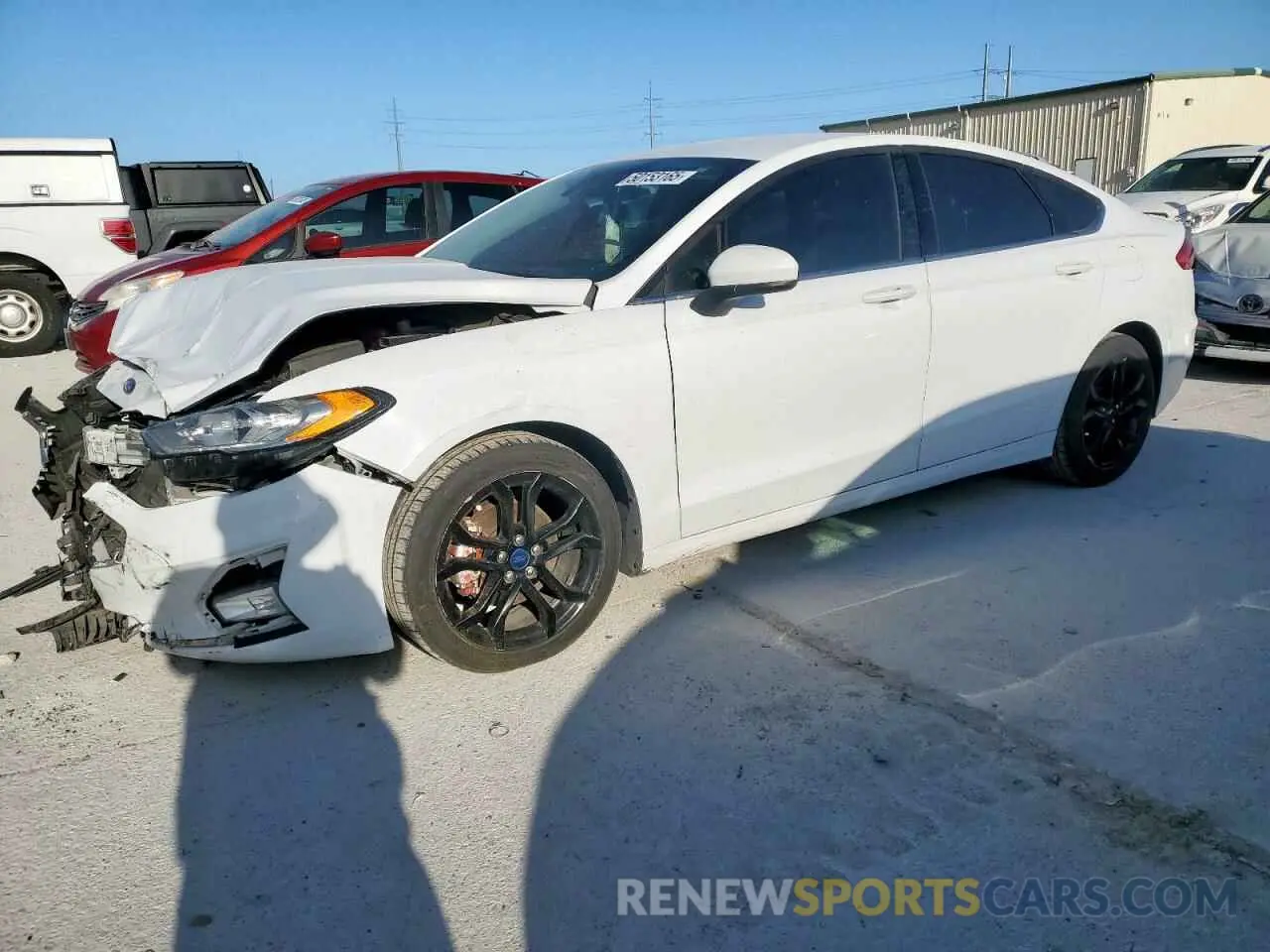 1 fotografías del automóvil dañado 3FA6P0HD7LR110969 FORD FUSION 2020