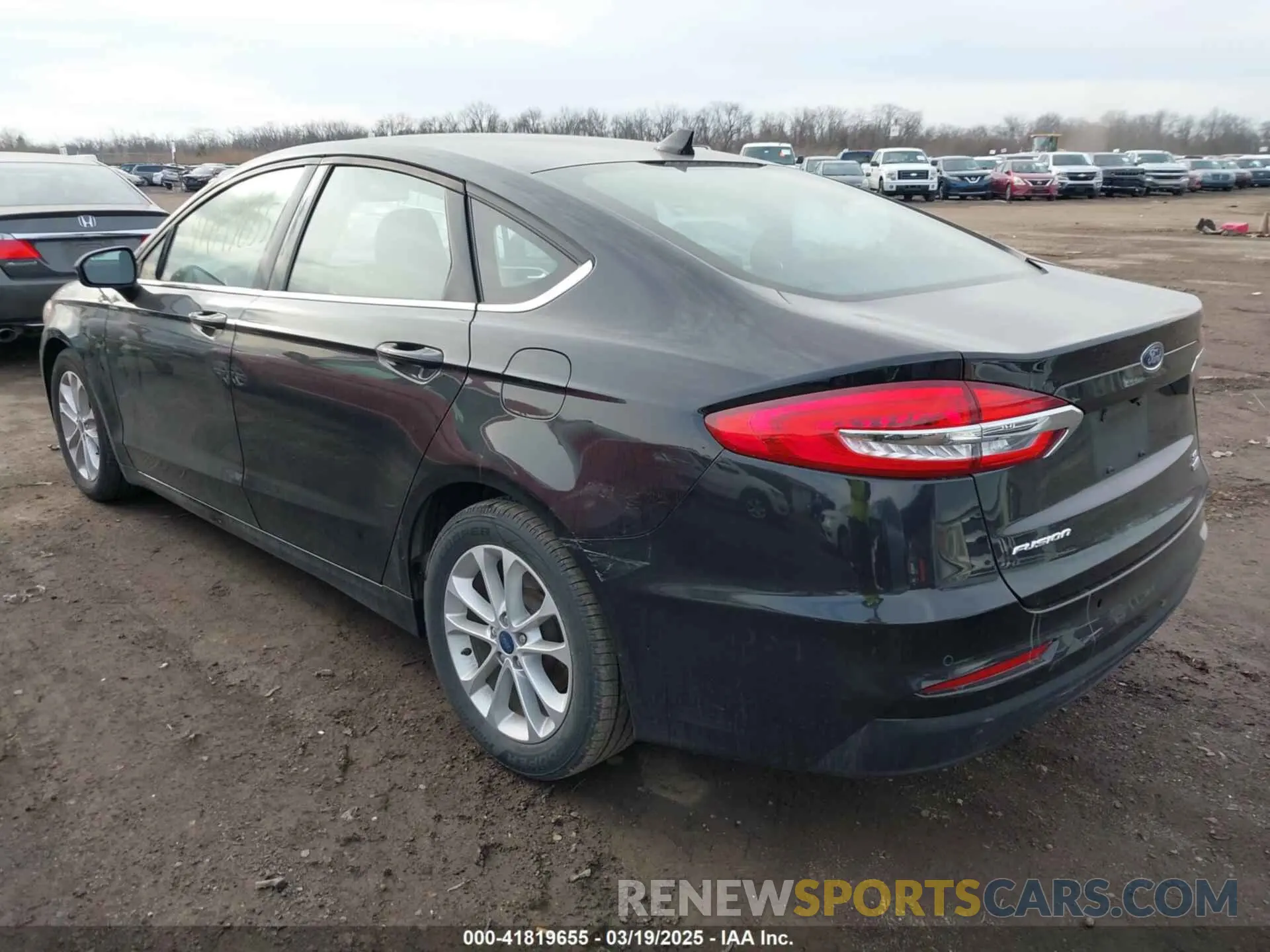 3 fotografías del automóvil dañado 3FA6P0HD7LR163705 FORD FUSION 2020