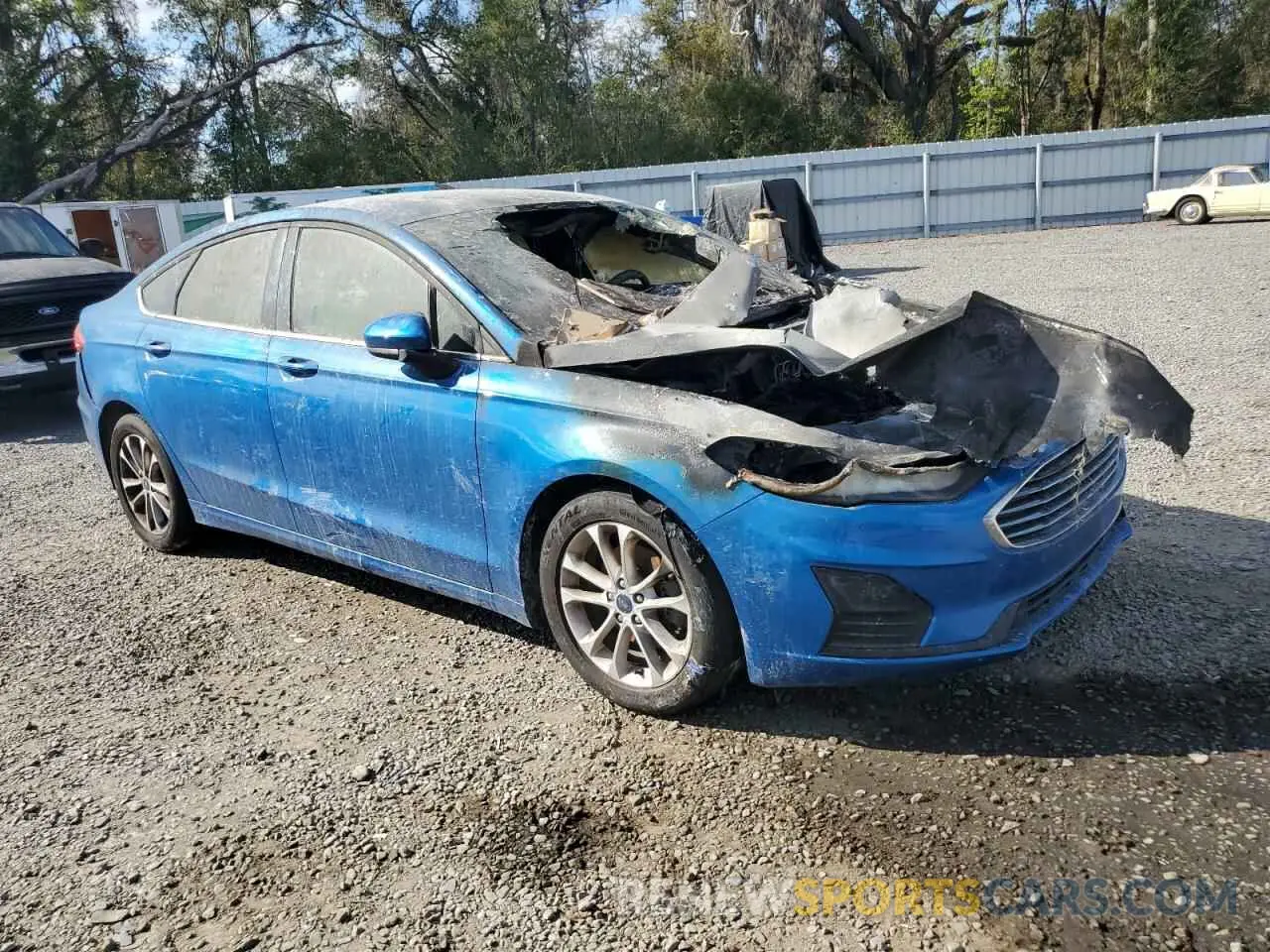 4 fotografías del automóvil dañado 3FA6P0HD7LR165910 FORD FUSION 2020
