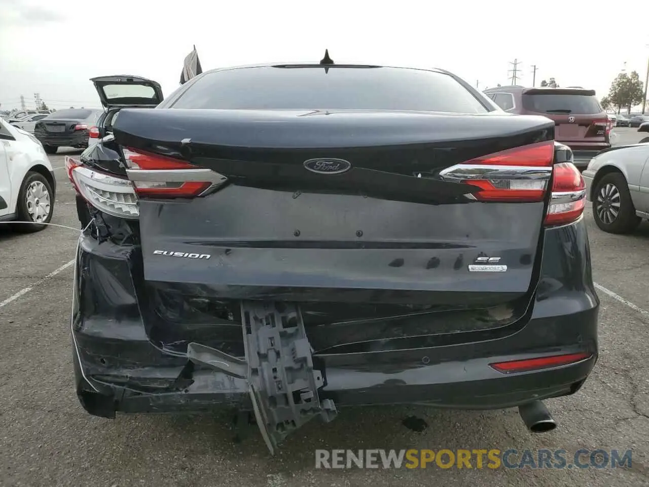 6 fotografías del automóvil dañado 3FA6P0HD7LR171089 FORD FUSION 2020