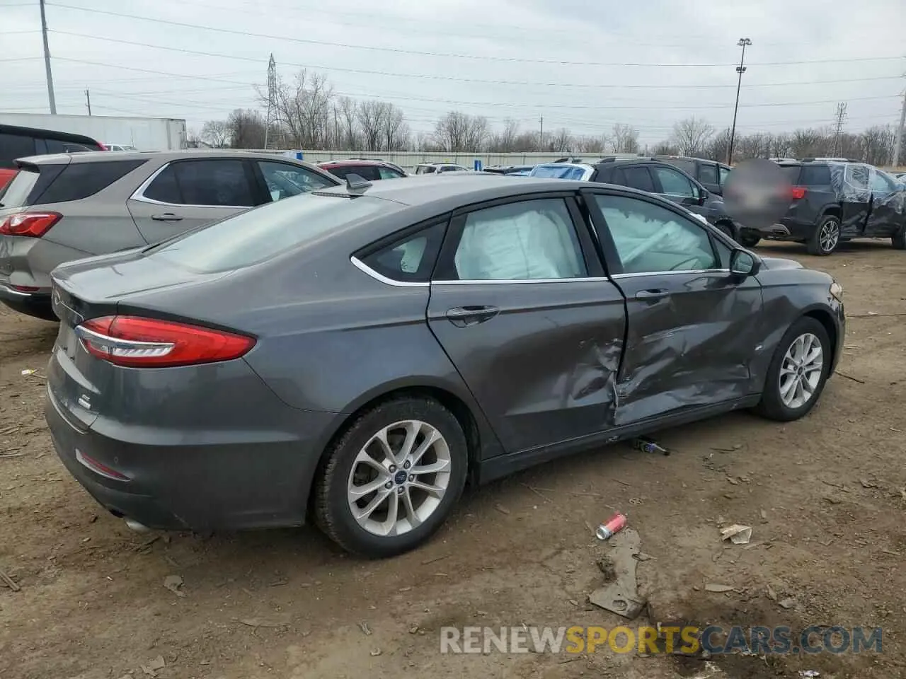 3 fotografías del automóvil dañado 3FA6P0HD7LR227693 FORD FUSION 2020