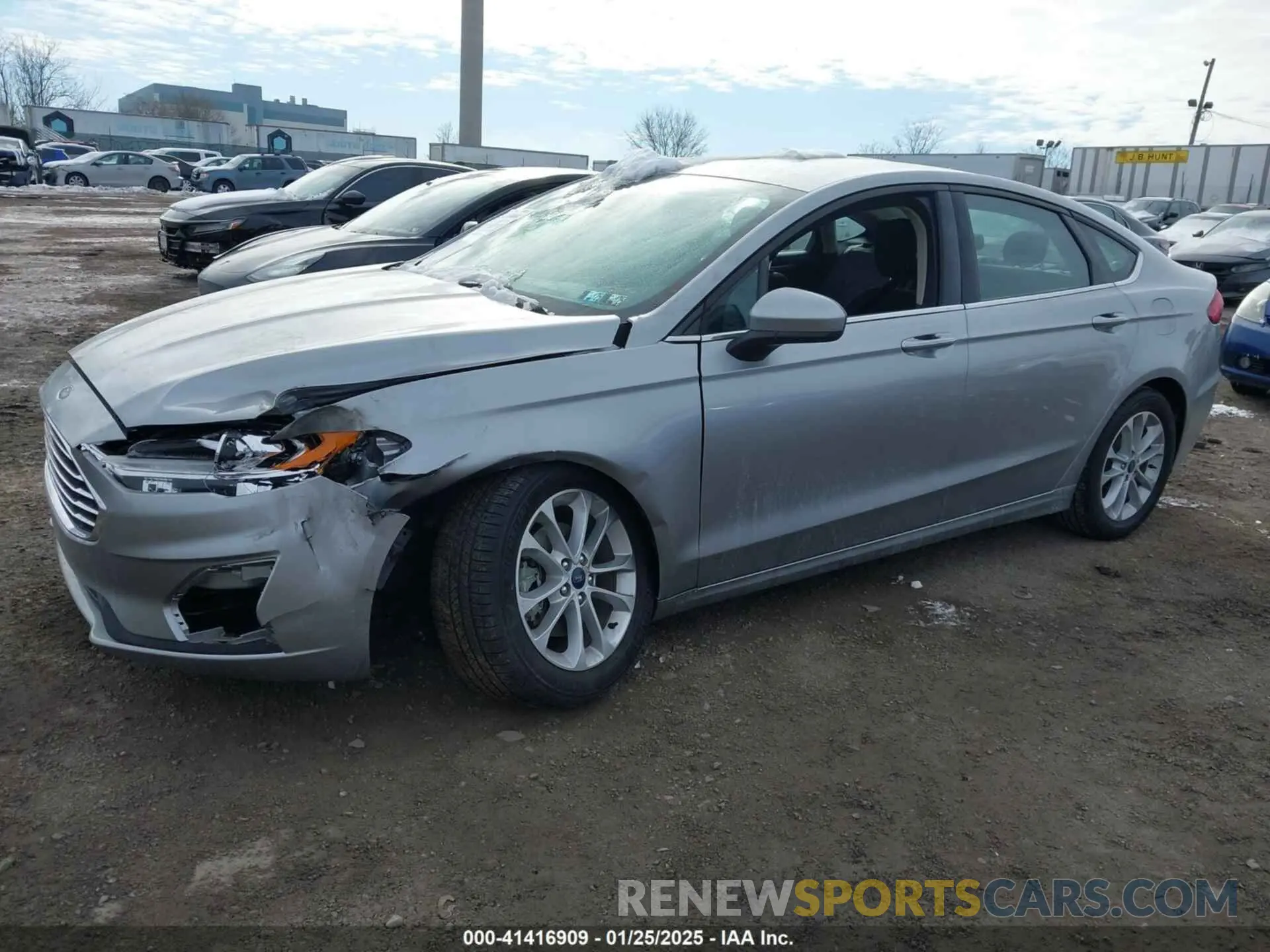 2 fotografías del automóvil dañado 3FA6P0HD8LR159257 FORD FUSION 2020