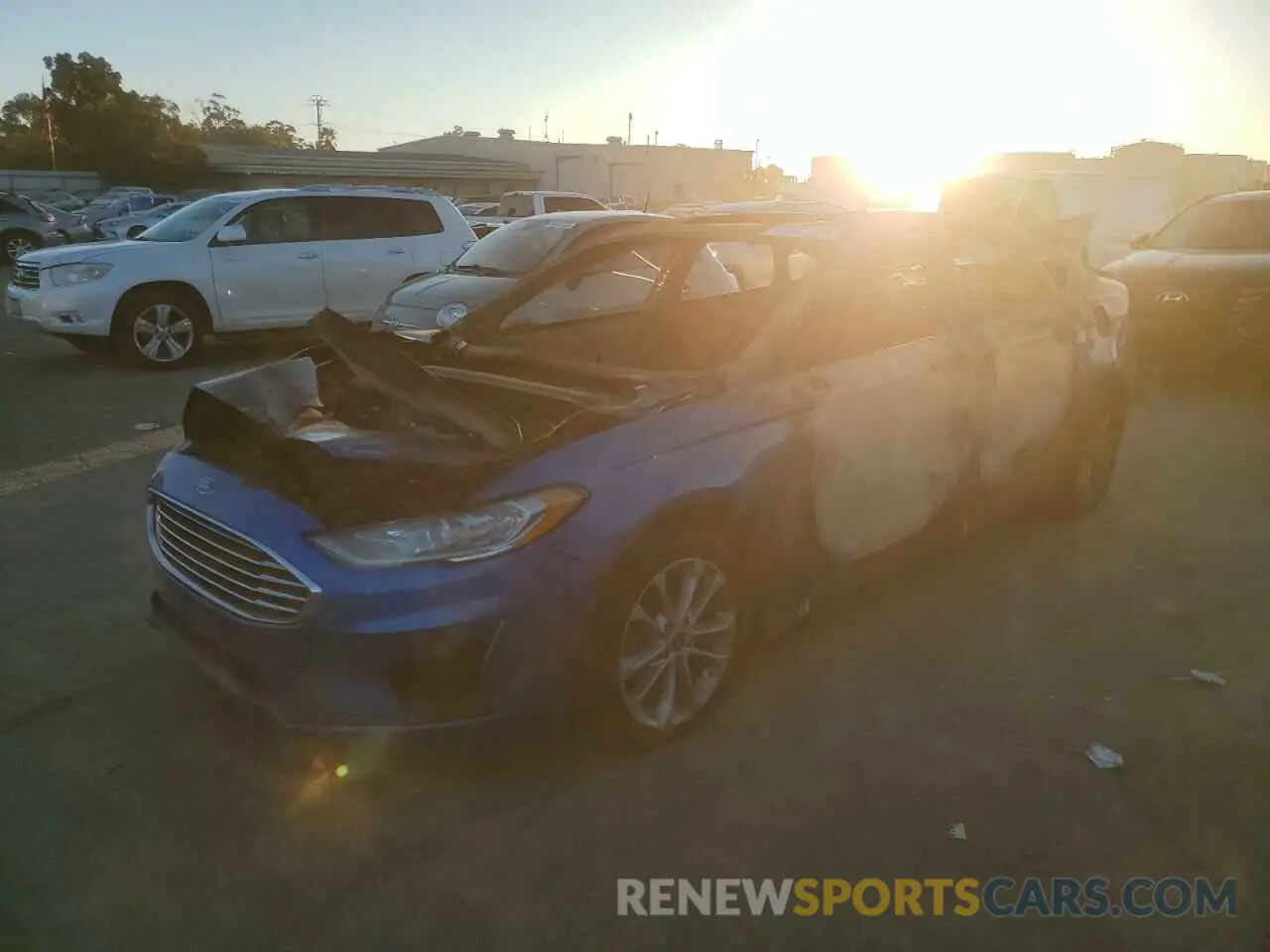 1 fotografías del automóvil dañado 3FA6P0HD8LR202396 FORD FUSION 2020