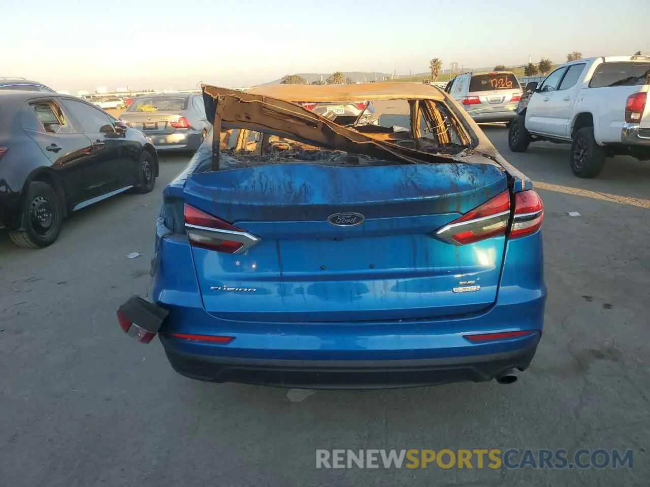 6 fotografías del automóvil dañado 3FA6P0HD8LR202396 FORD FUSION 2020