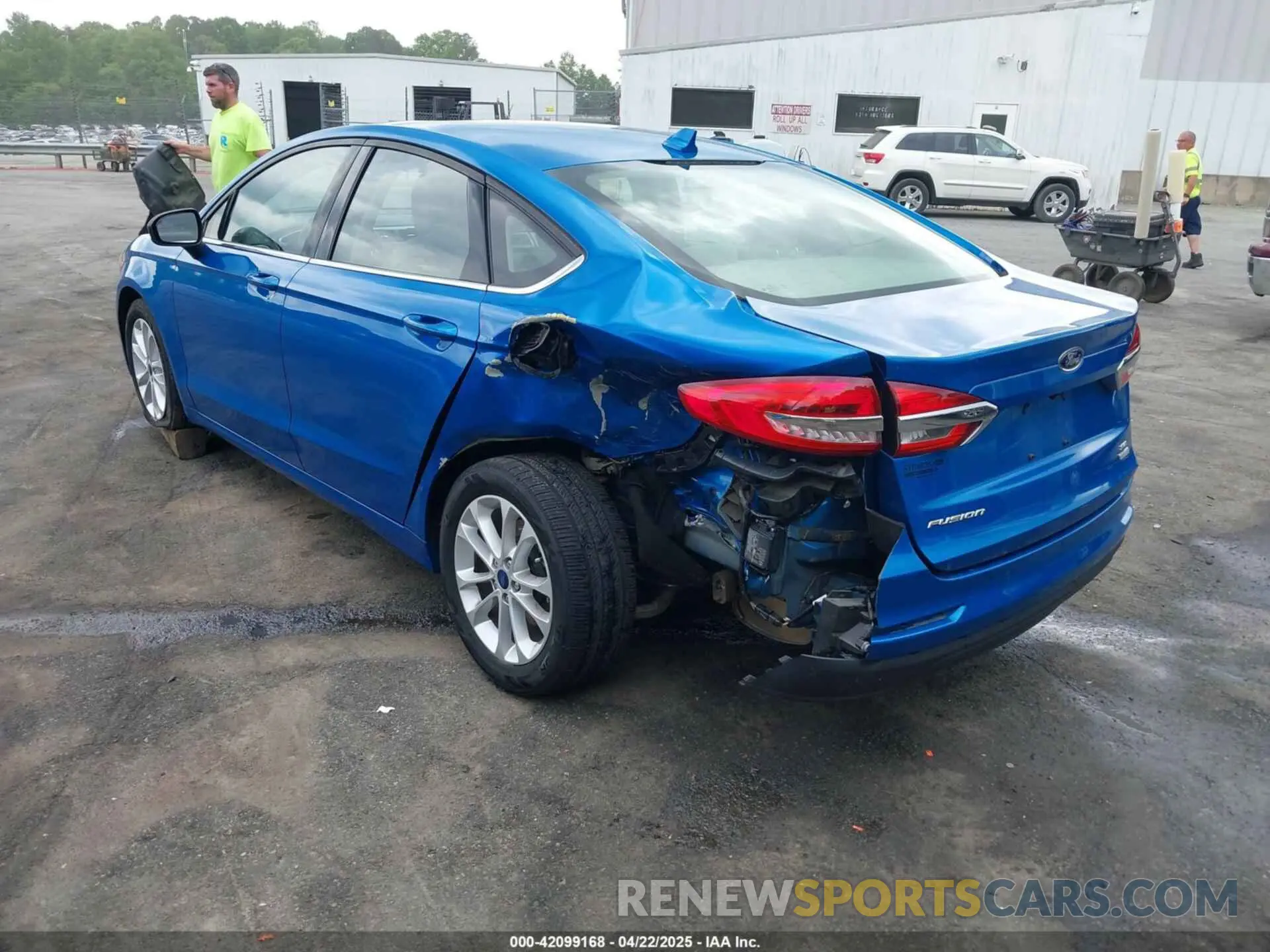 3 fotografías del automóvil dañado 3FA6P0HD8LR235608 FORD FUSION 2020