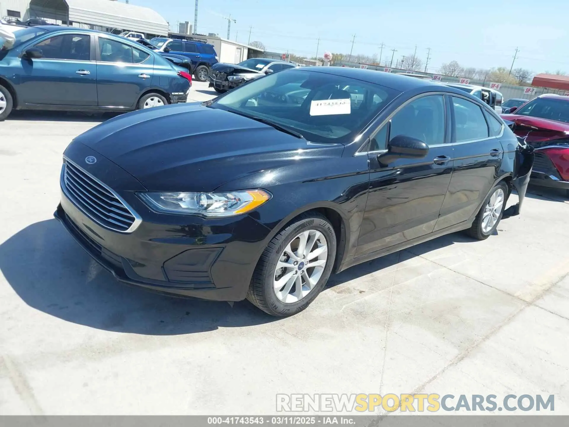 2 fotografías del automóvil dañado 3FA6P0HD9LR142841 FORD FUSION 2020