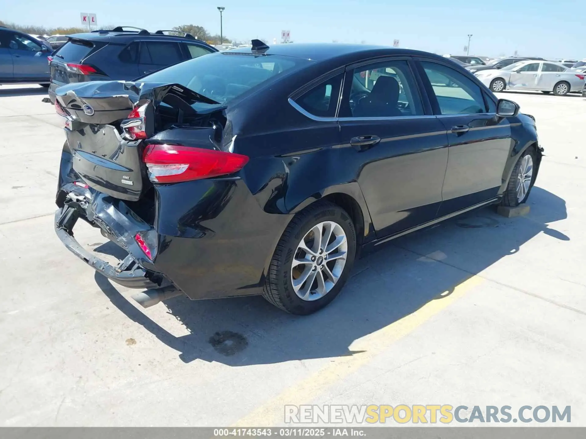 4 fotografías del automóvil dañado 3FA6P0HD9LR142841 FORD FUSION 2020