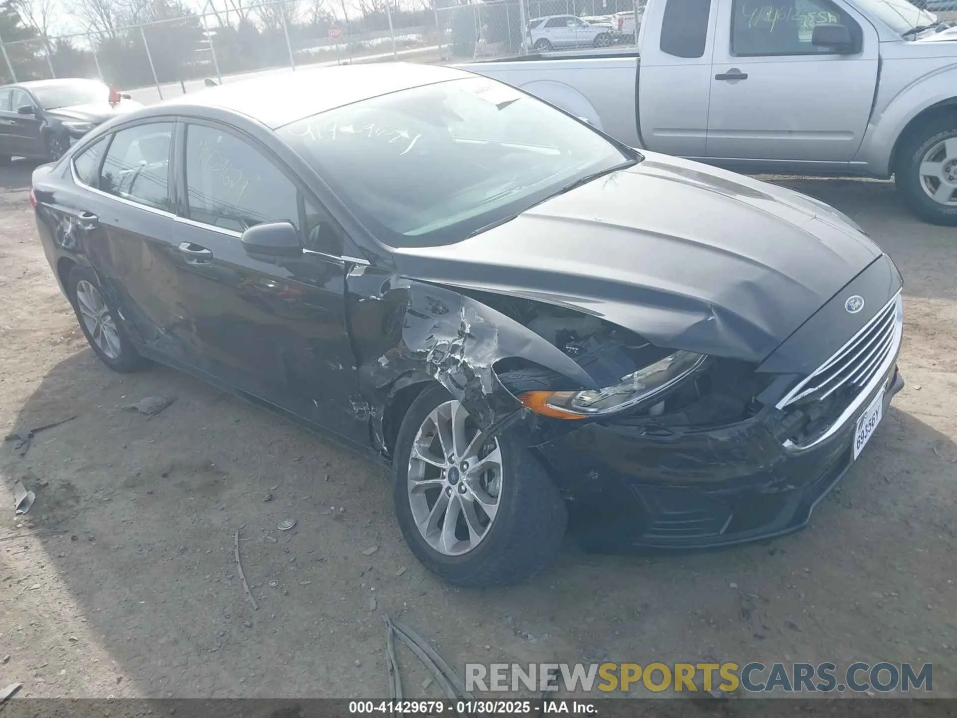 1 fotografías del automóvil dañado 3FA6P0HD9LR160241 FORD FUSION 2020