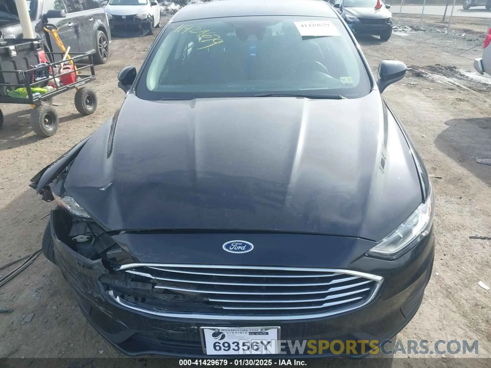 12 fotografías del automóvil dañado 3FA6P0HD9LR160241 FORD FUSION 2020