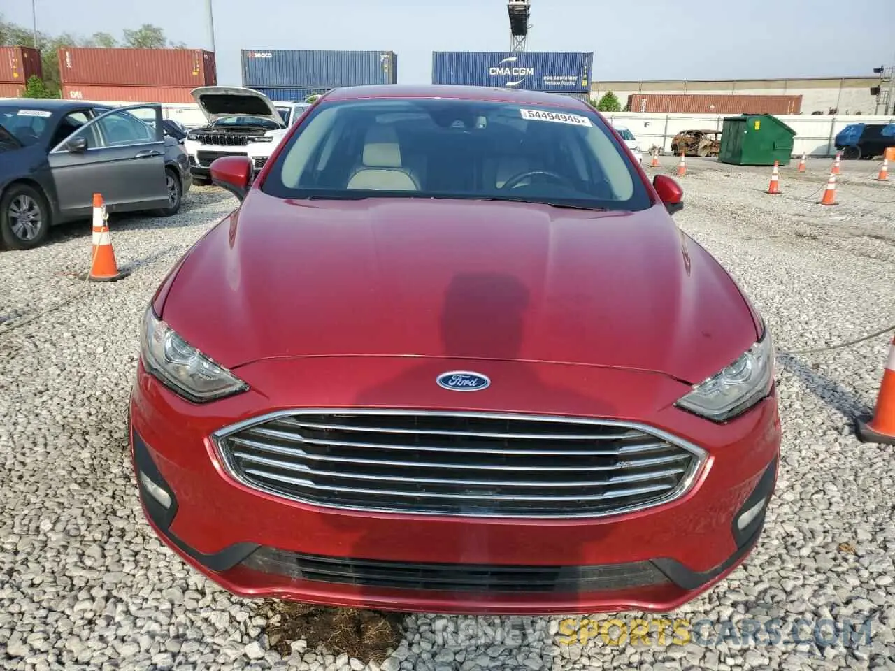 5 fotografías del automóvil dañado 3FA6P0HD9LR165827 FORD FUSION 2020