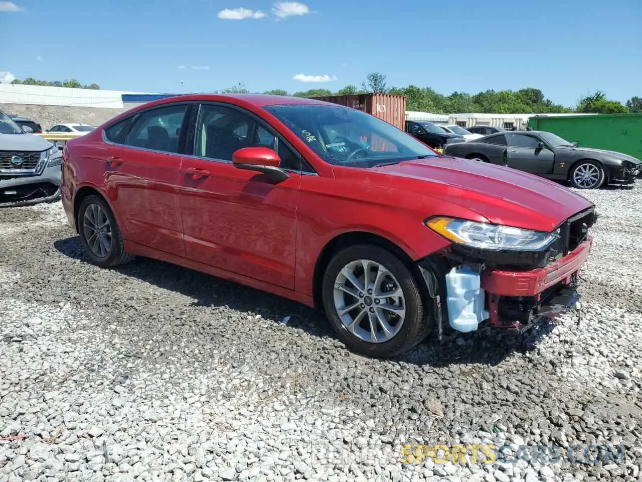 4 fotografías del automóvil dañado 3FA6P0HD9LR190100 FORD FUSION 2020