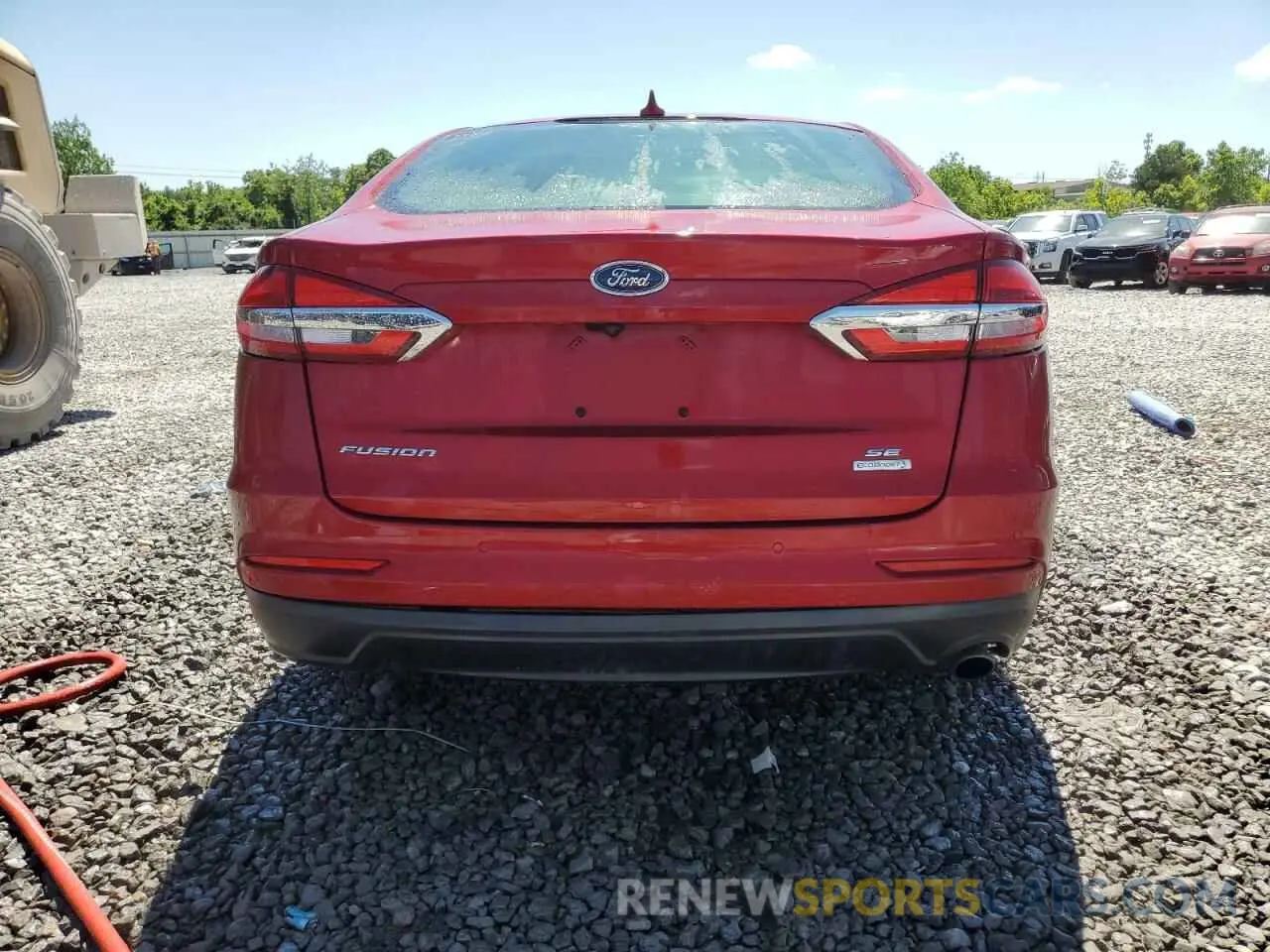 6 fotografías del automóvil dañado 3FA6P0HD9LR190100 FORD FUSION 2020