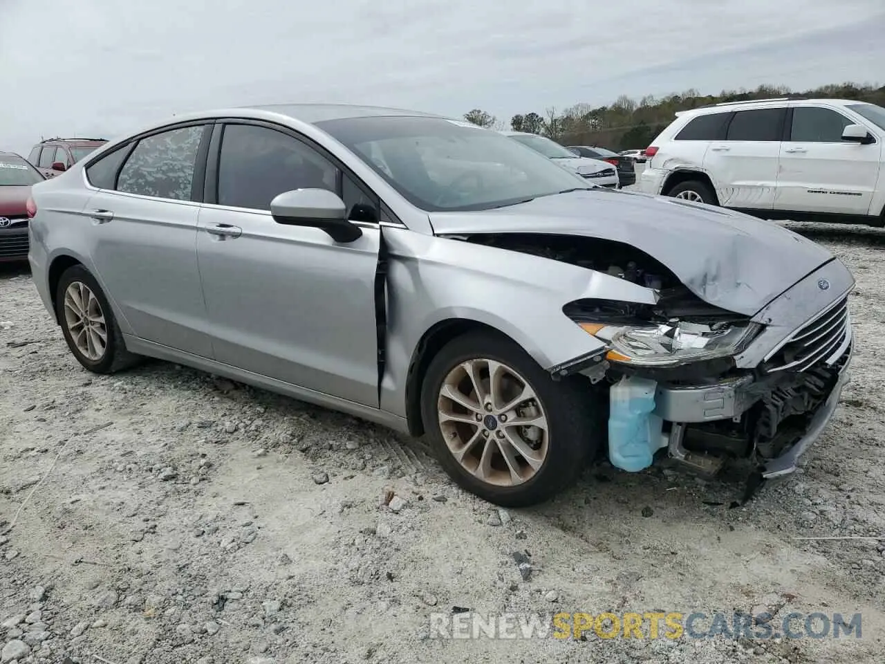 4 fotografías del automóvil dañado 3FA6P0HD9LR219420 FORD FUSION 2020
