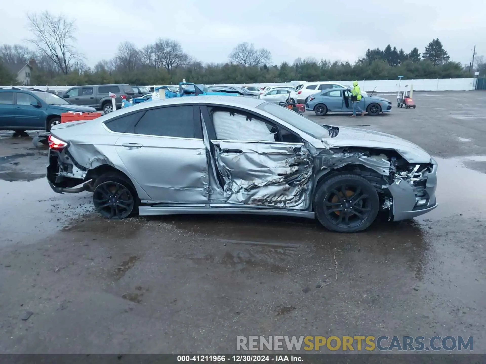 12 fotografías del automóvil dañado 3FA6P0HD9LR226755 FORD FUSION 2020