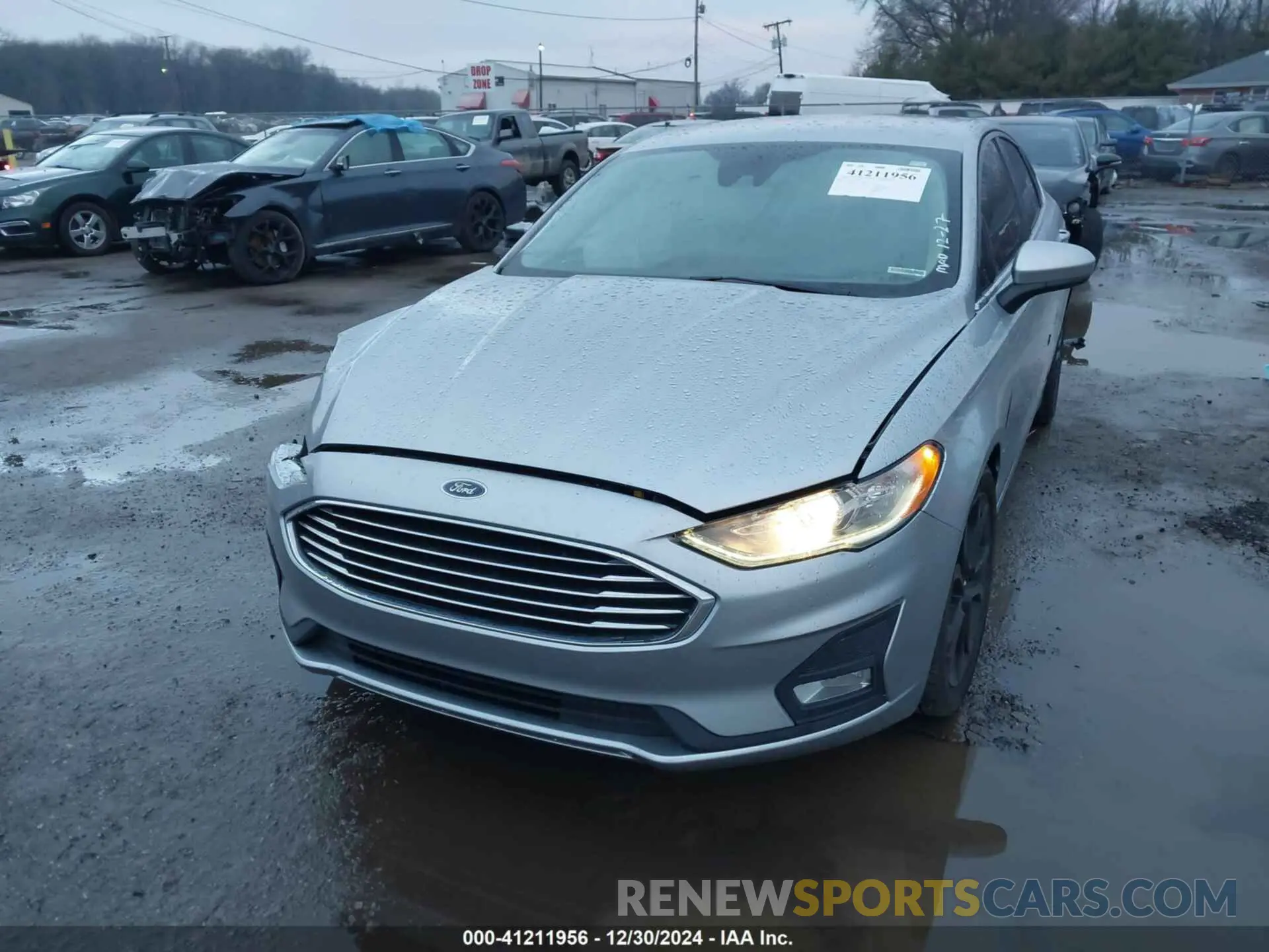 2 fotografías del automóvil dañado 3FA6P0HD9LR226755 FORD FUSION 2020