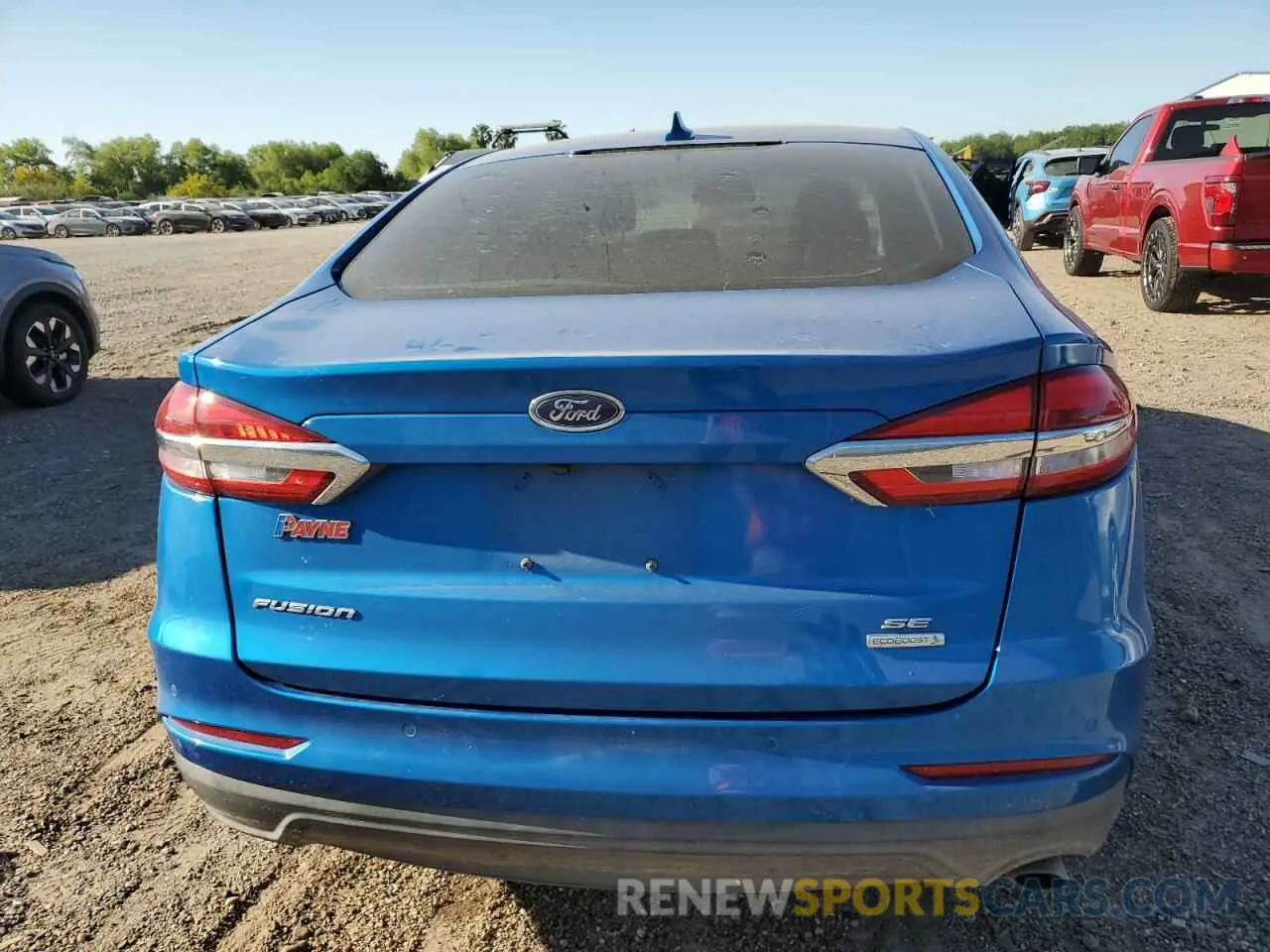 6 fotografías del automóvil dañado 3FA6P0HD9LR231146 FORD FUSION 2020