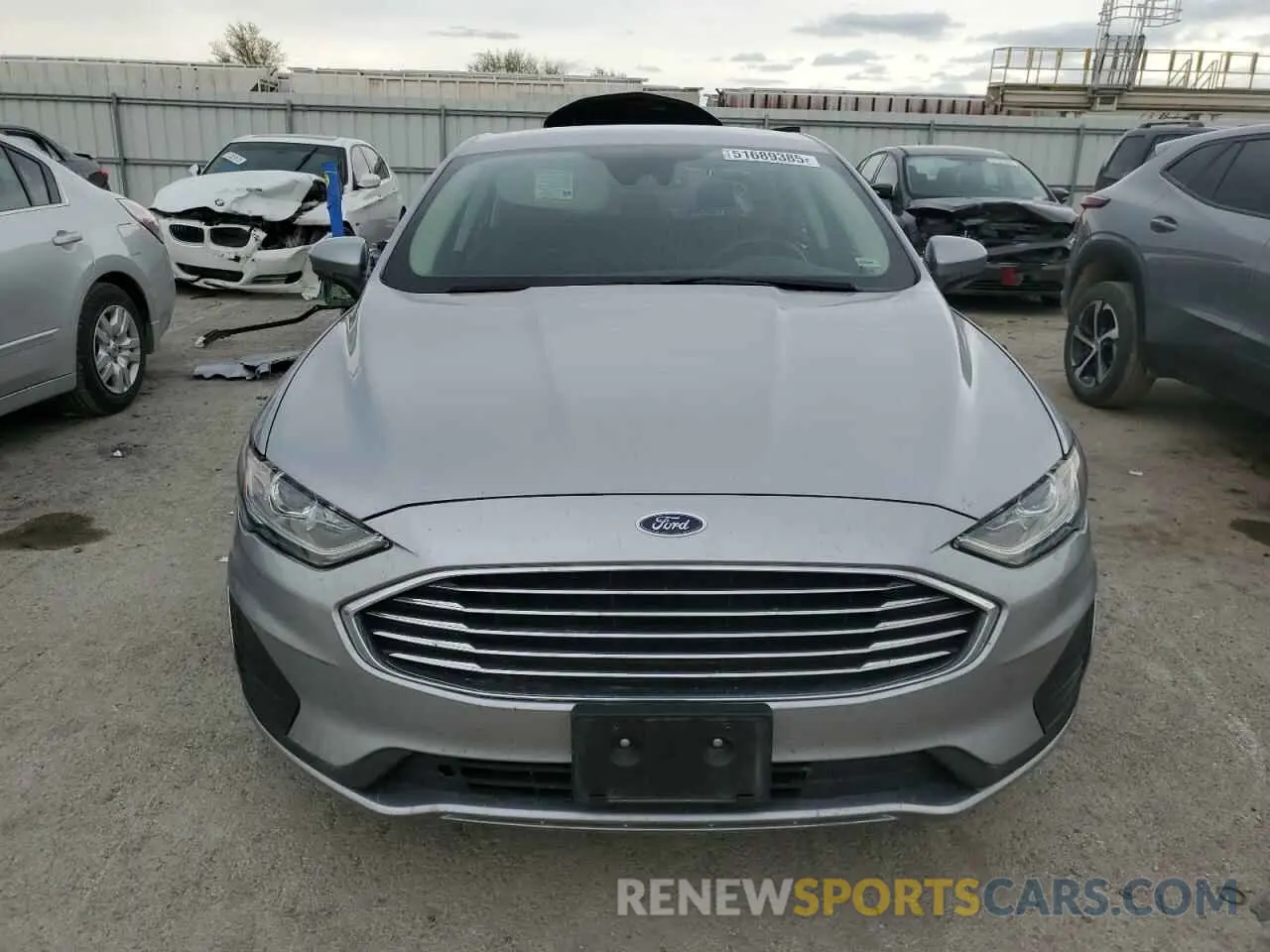5 fotografías del automóvil dañado 3FA6P0HD9LR232622 FORD FUSION 2020