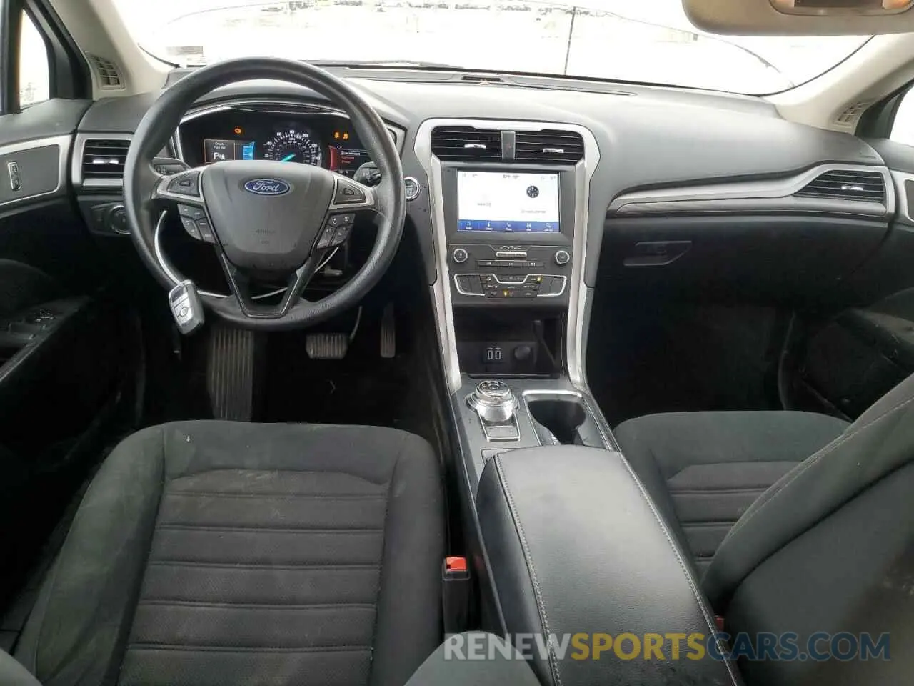 8 fotografías del automóvil dañado 3FA6P0HD9LR232622 FORD FUSION 2020