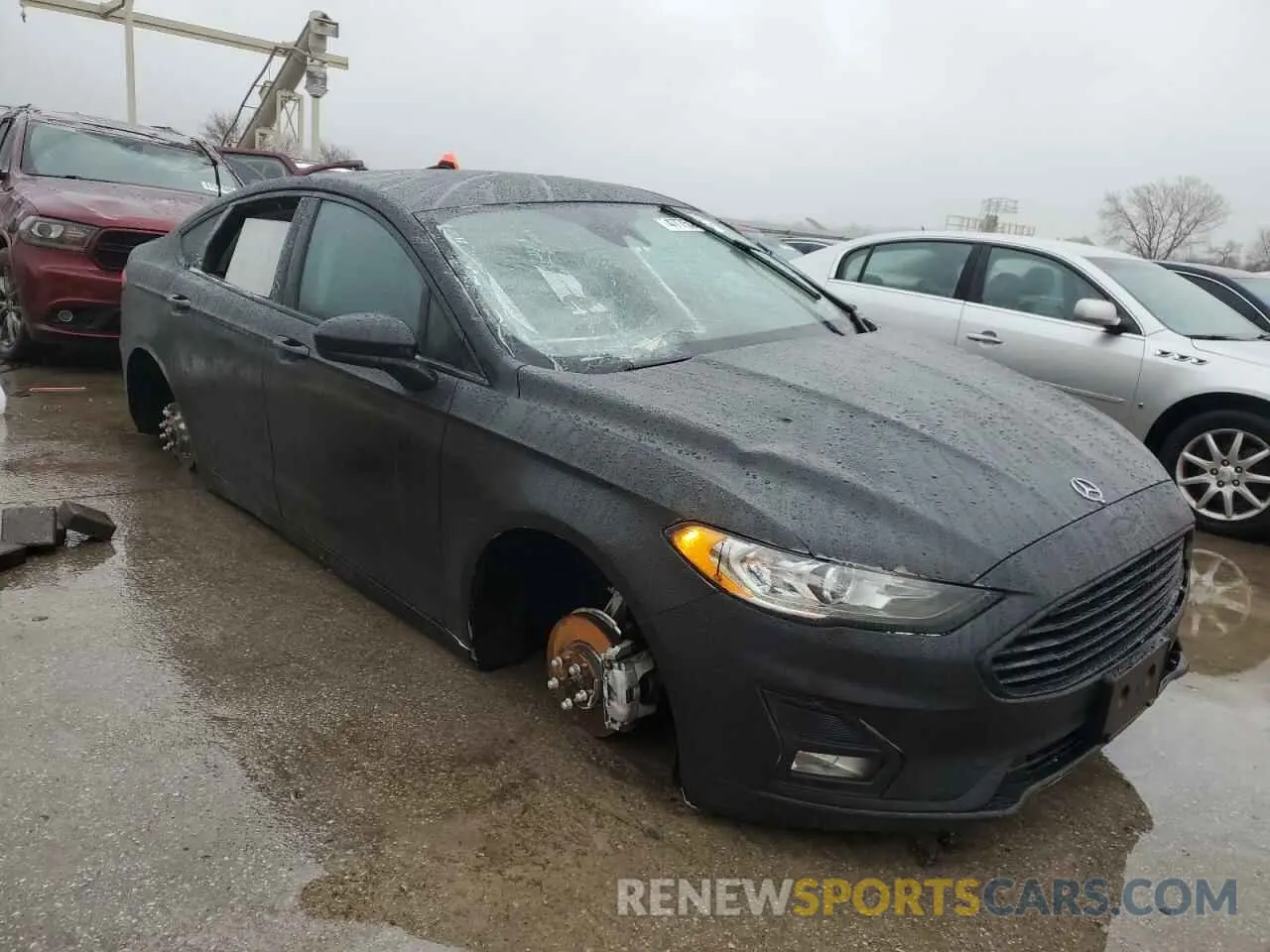 4 fotografías del automóvil dañado 3FA6P0HD9LR232748 FORD FUSION 2020