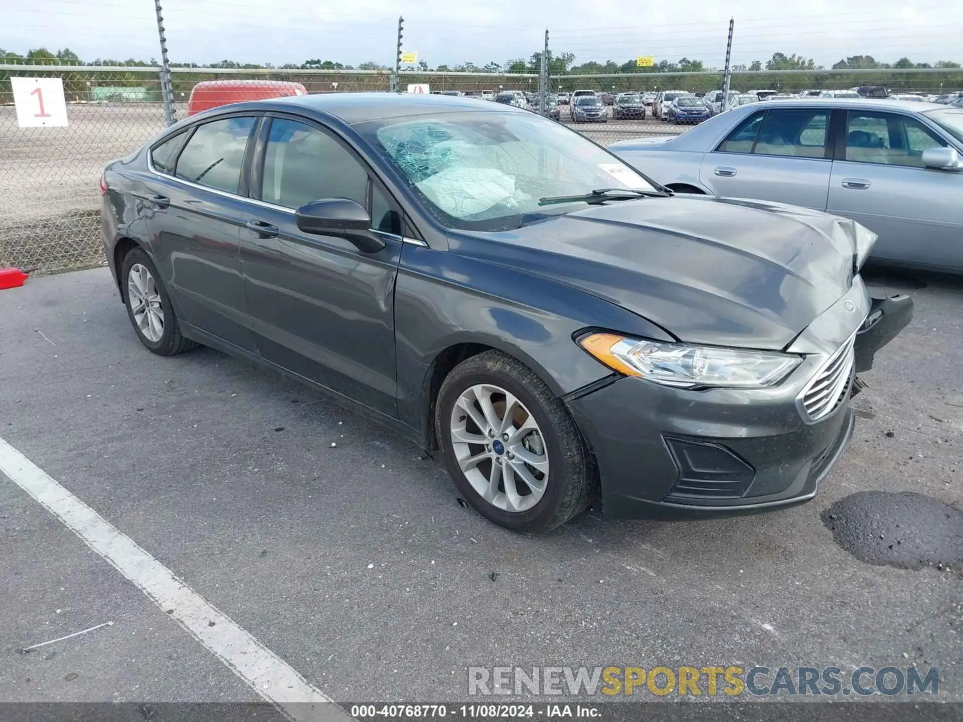 1 fotografías del automóvil dañado 3FA6P0HD9LR235200 FORD FUSION 2020