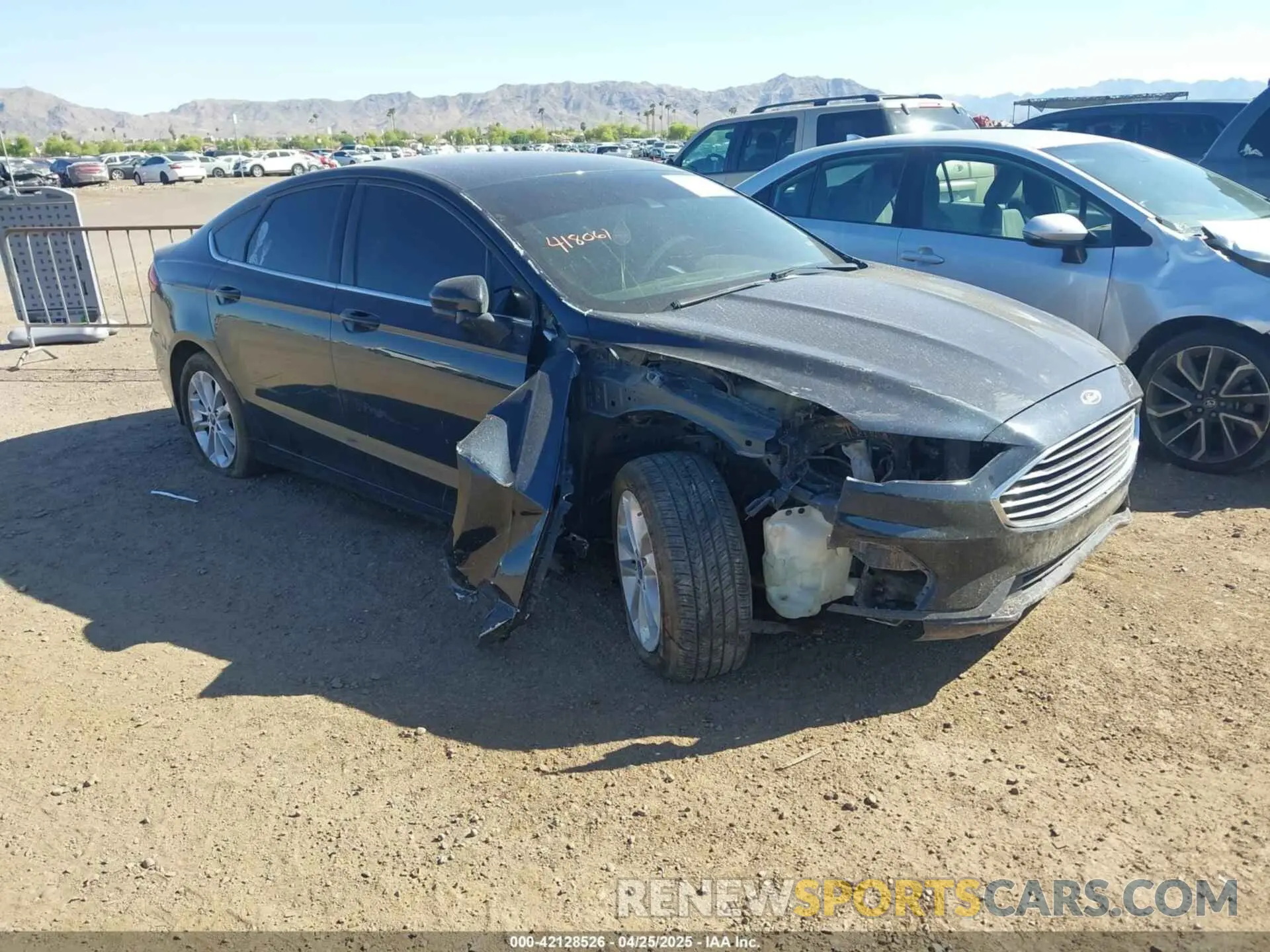 1 fotografías del automóvil dañado 3FA6P0HDXLR168137 FORD FUSION 2020