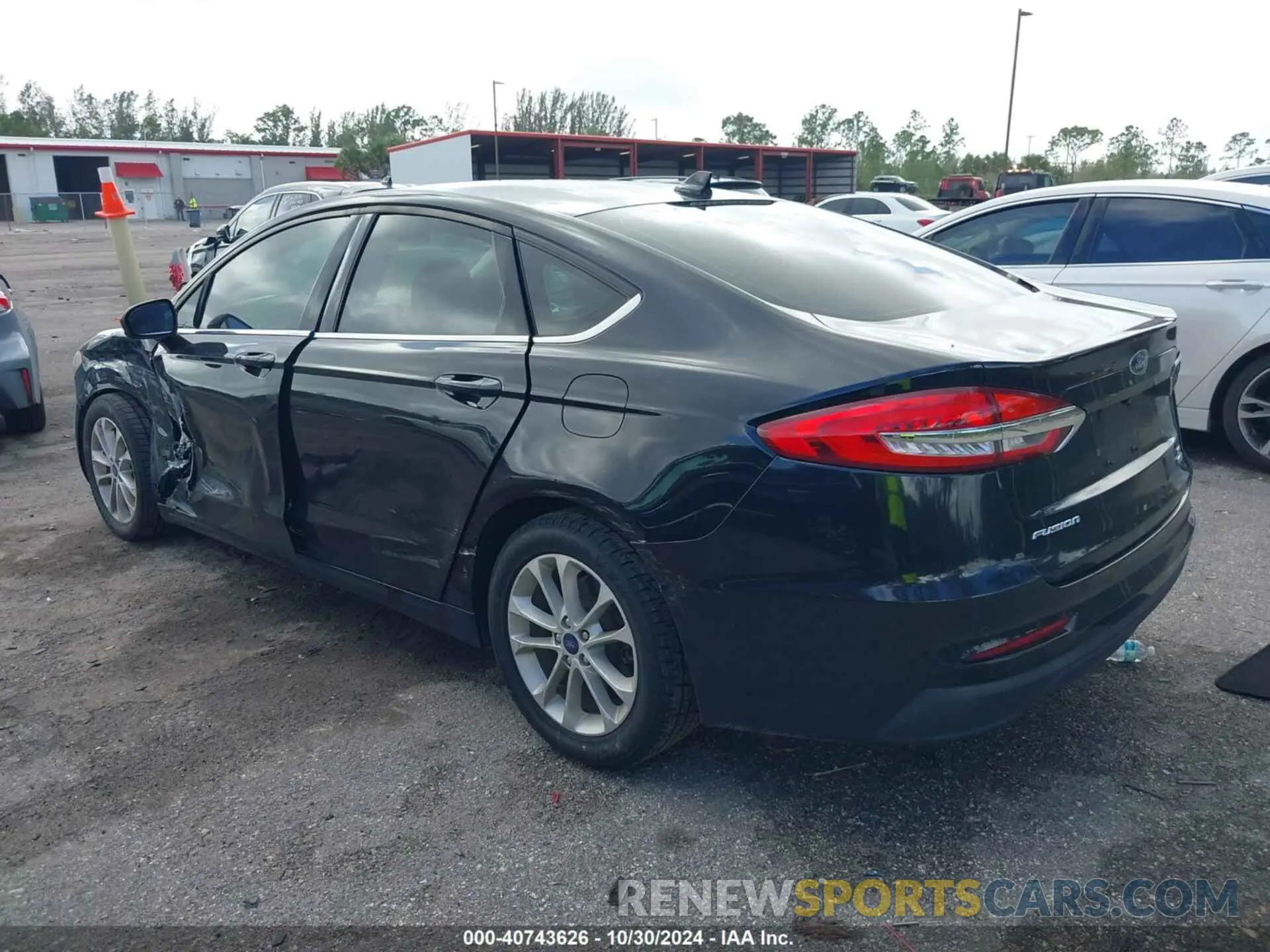 3 fotografías del automóvil dañado 3FA6P0HDXLR170082 FORD FUSION 2020