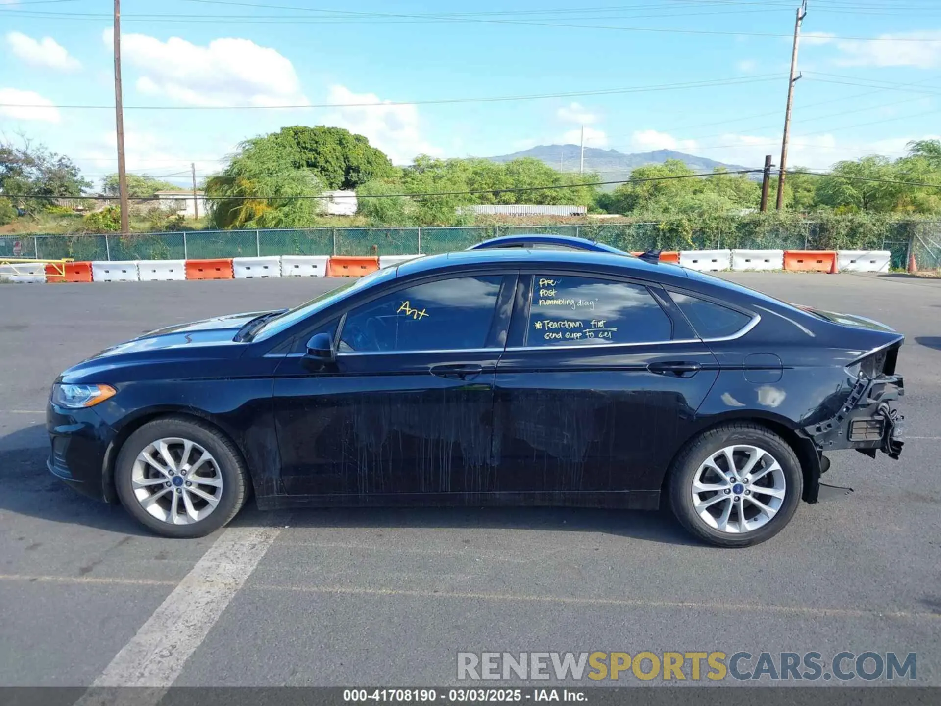 15 fotografías del automóvil dañado 3FA6P0HDXLR171801 FORD FUSION 2020