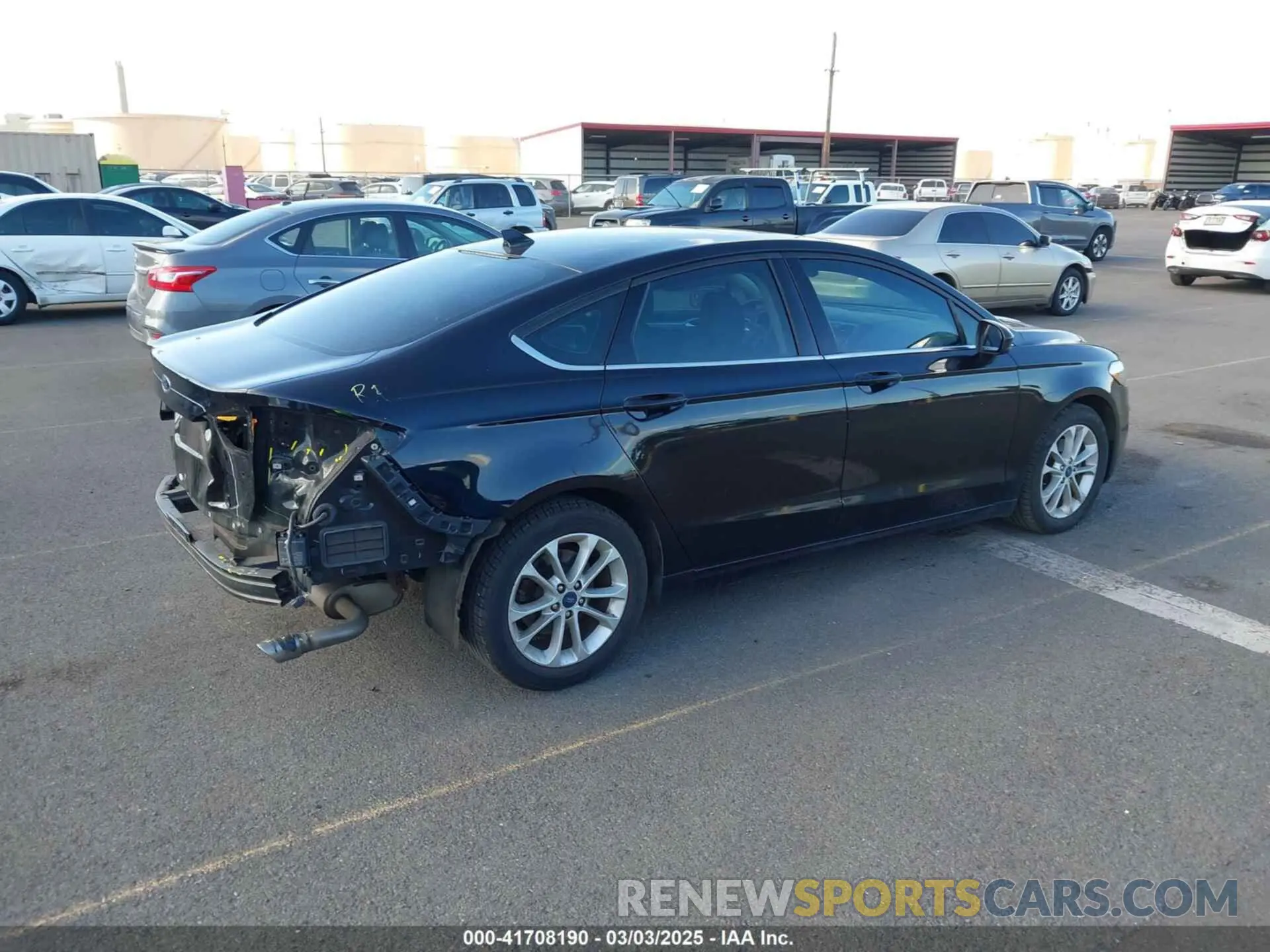 4 fotografías del automóvil dañado 3FA6P0HDXLR171801 FORD FUSION 2020