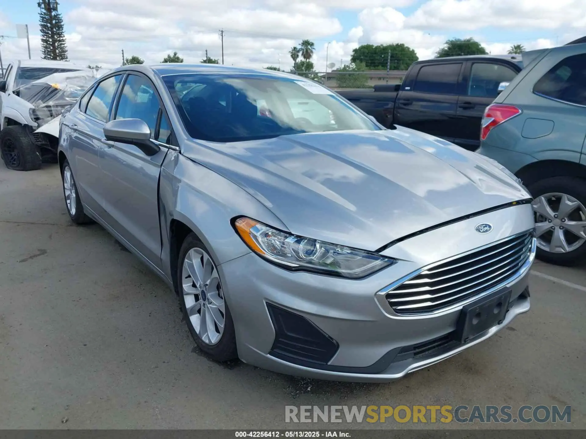 1 fotografías del automóvil dañado 3FA6P0HDXLR221578 FORD FUSION 2020