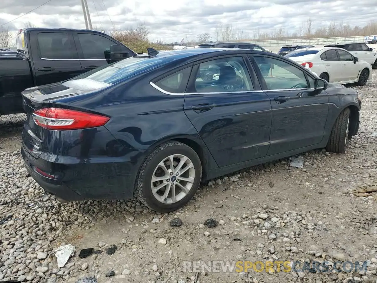 3 fotografías del automóvil dañado 3FA6P0HDXLR226389 FORD FUSION 2020