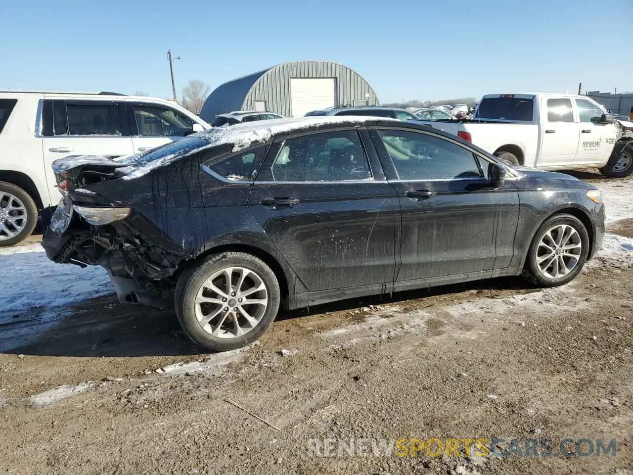 3 fotografías del automóvil dañado 3FA6P0HDXLR232791 FORD FUSION 2020