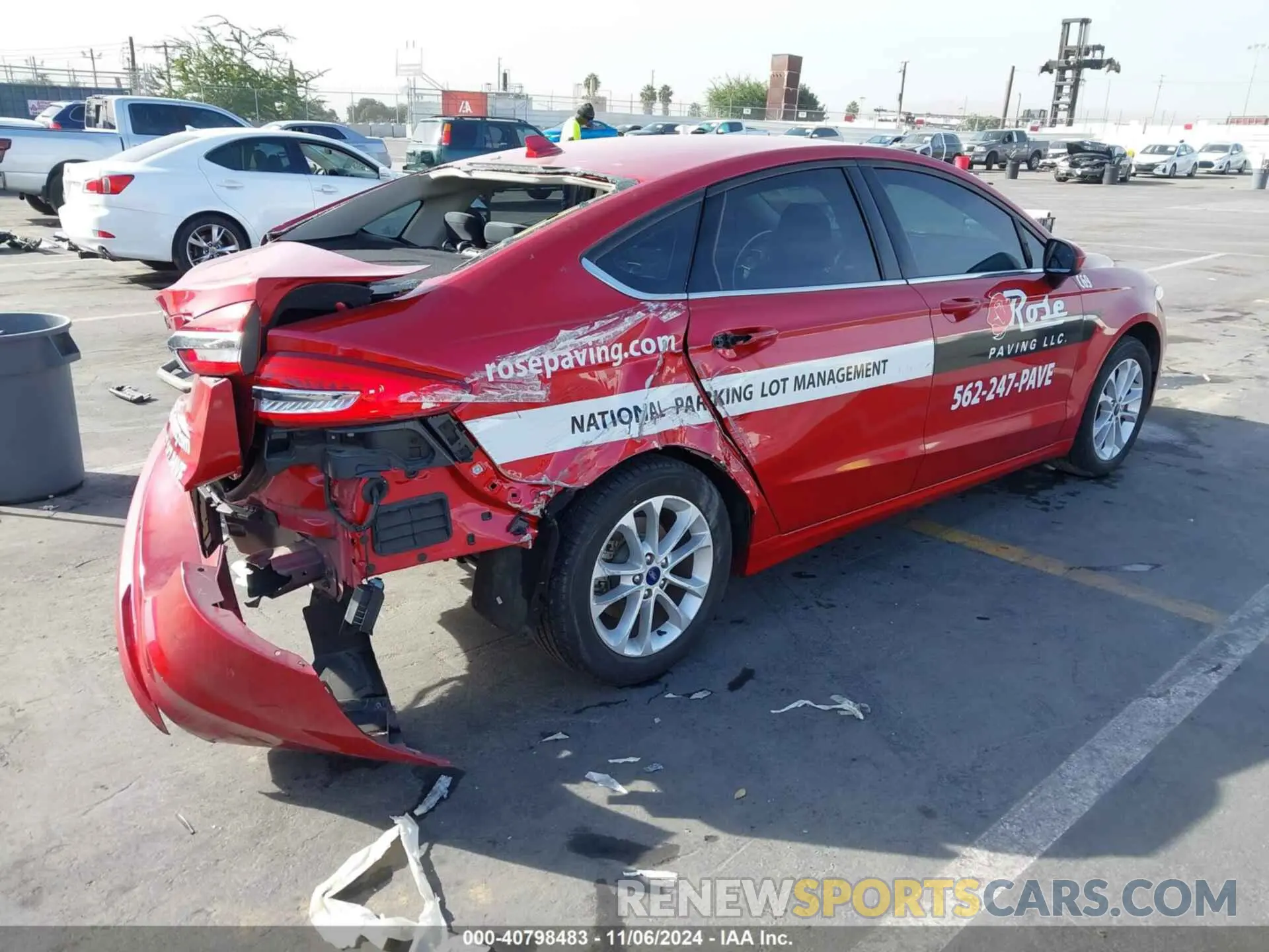 4 fotografías del automóvil dañado 3FA6P0HDXLR265452 FORD FUSION 2020