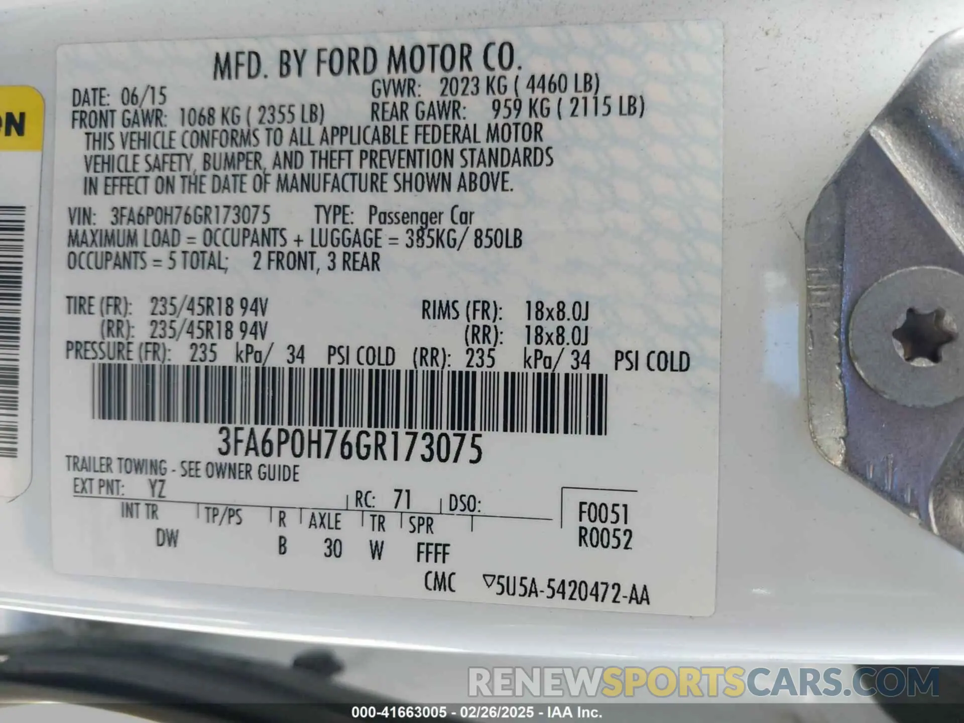 9 fotografías del automóvil dañado 3FA6P0K91LR154857 FORD FUSION 2020