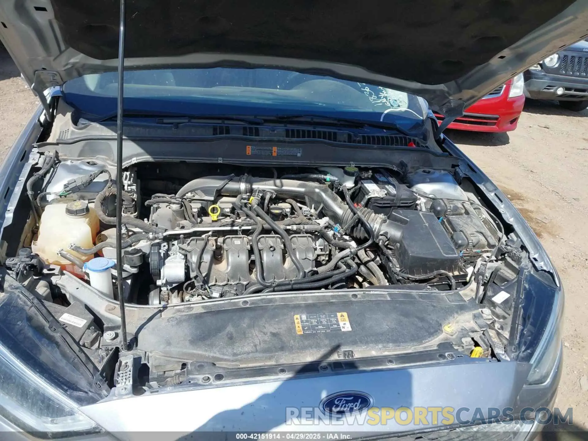 10 fotografías del automóvil dañado 3FA6P0K92LR118367 FORD FUSION 2020