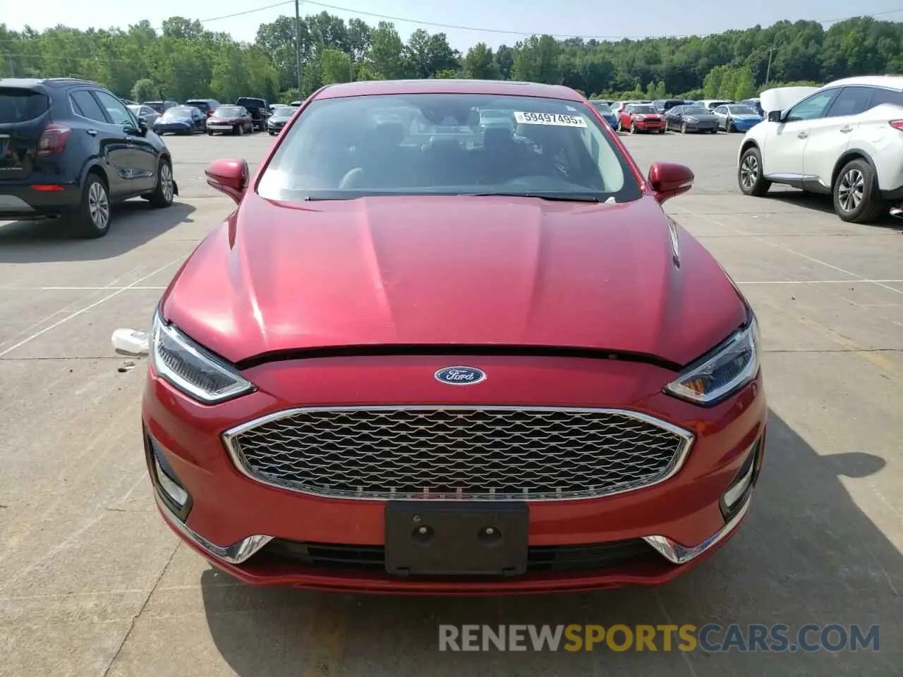 5 fotografías del automóvil dañado 3FA6P0K92LR164040 FORD FUSION 2020