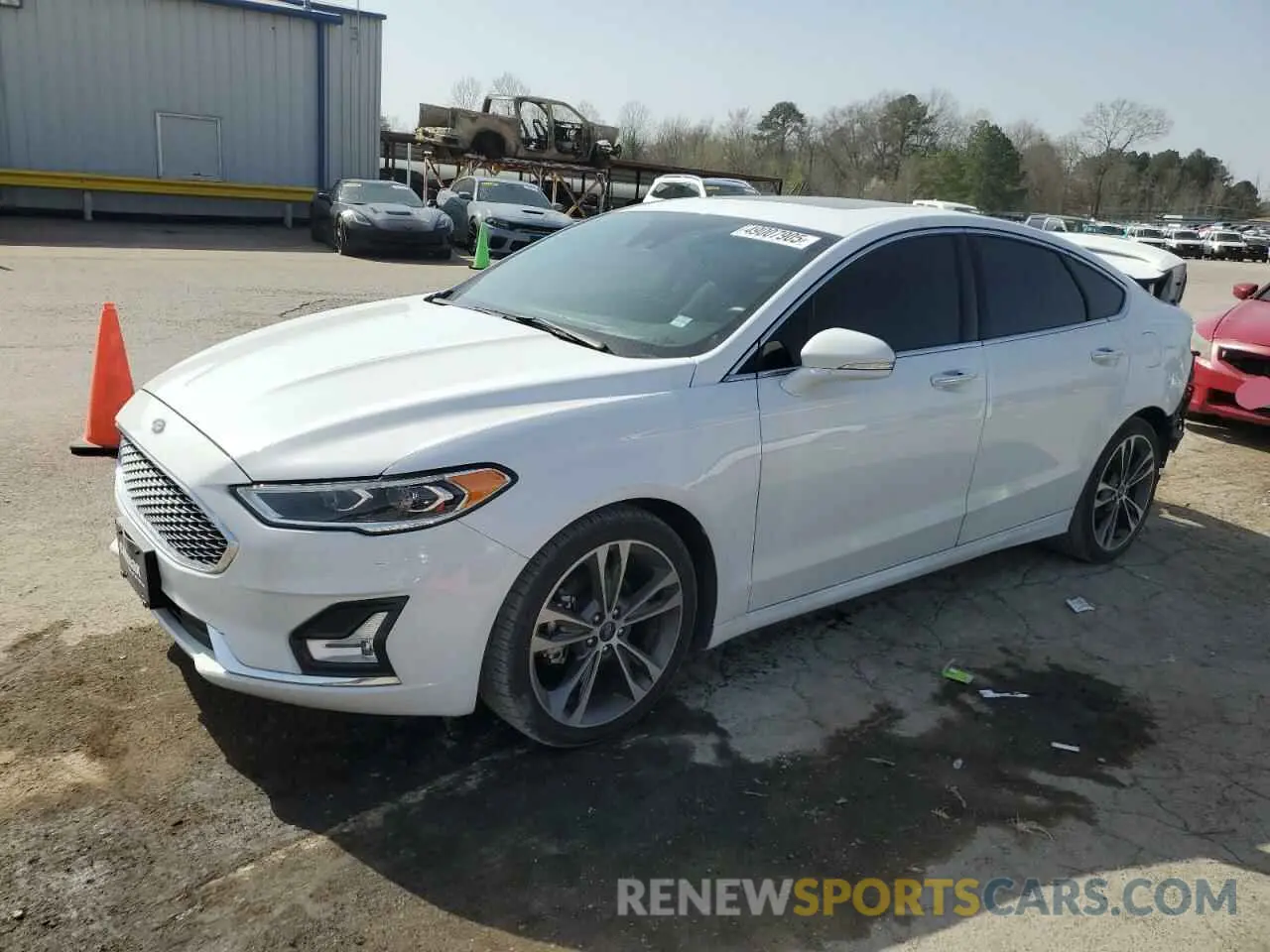 1 fotografías del automóvil dañado 3FA6P0K96LR199681 FORD FUSION 2020