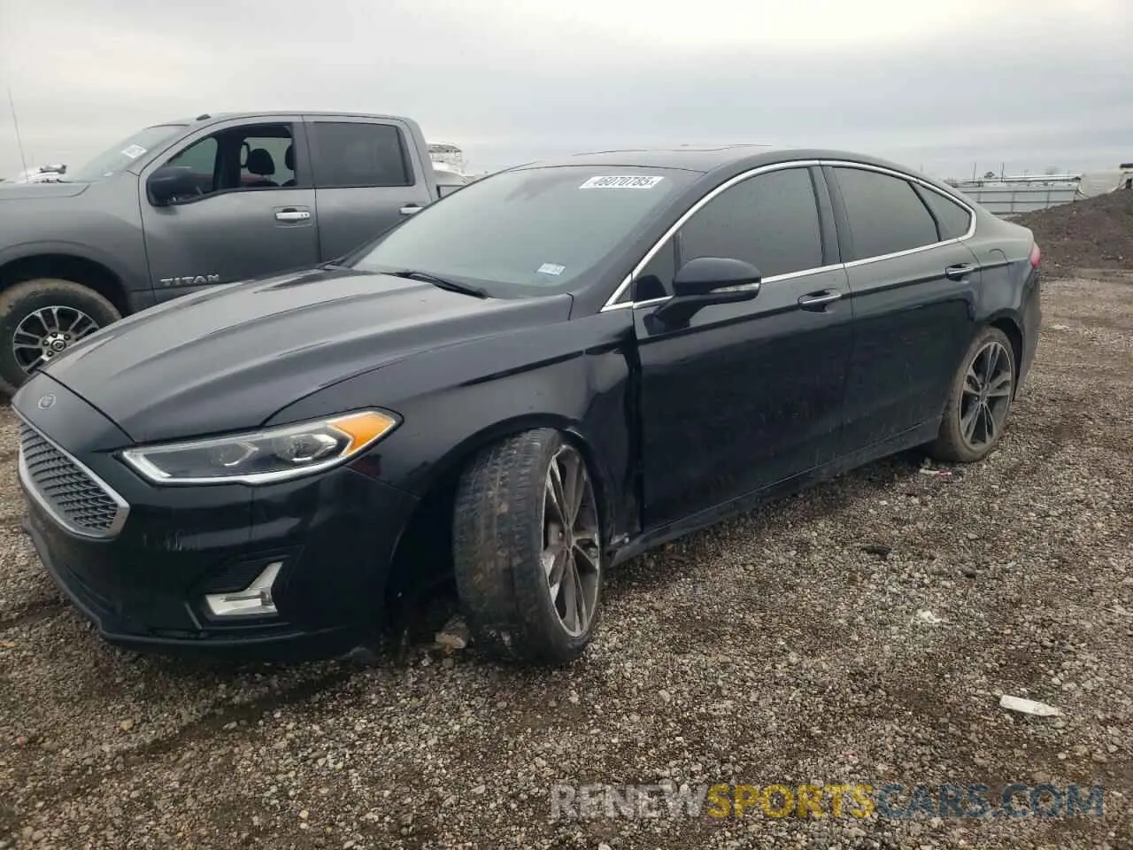 1 fotografías del automóvil dañado 3FA6P0K98LR175611 FORD FUSION 2020