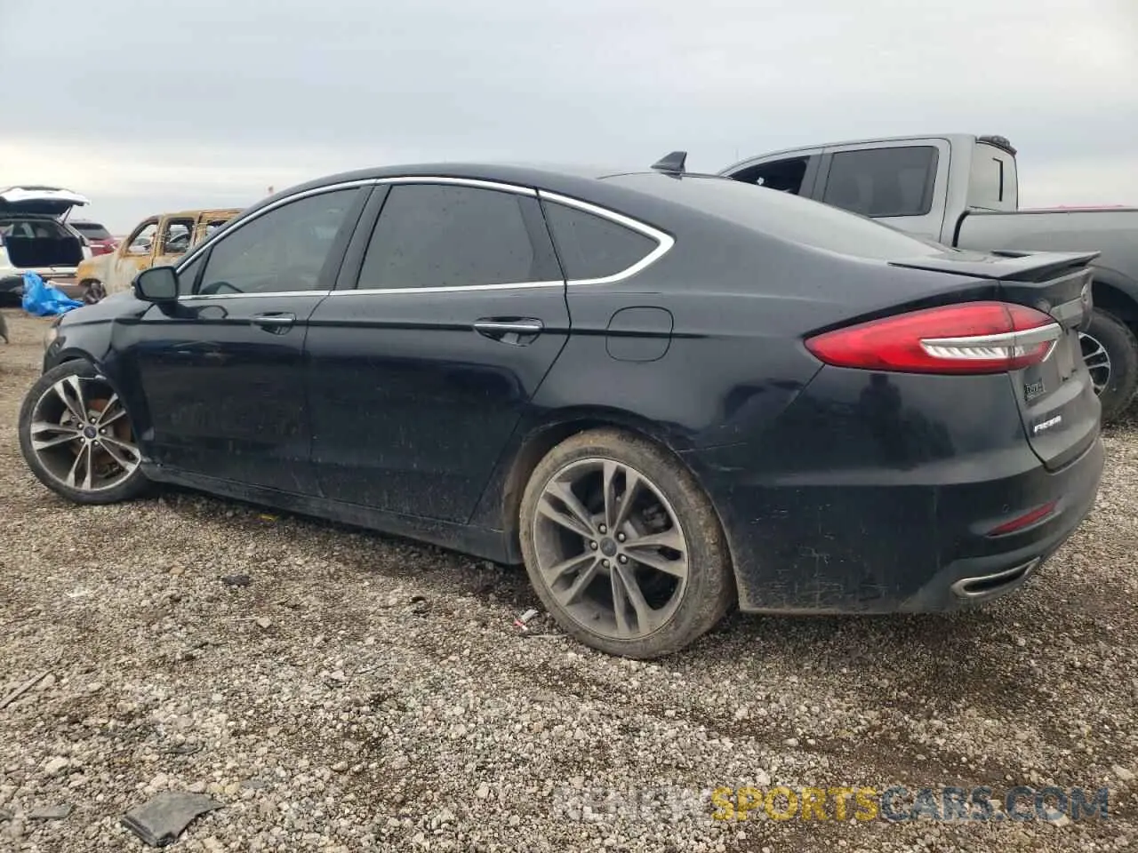 2 fotografías del automóvil dañado 3FA6P0K98LR175611 FORD FUSION 2020