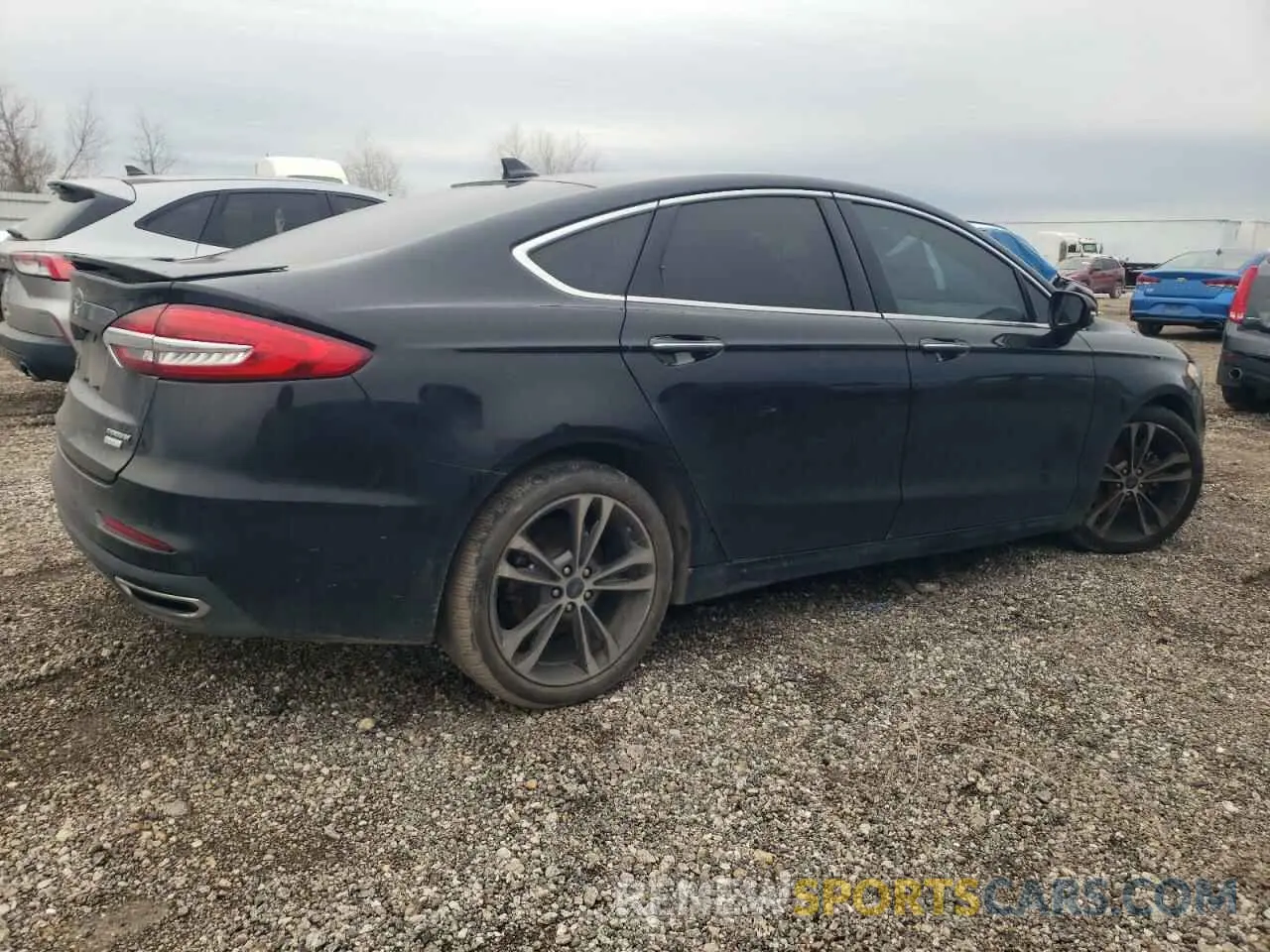 3 fotografías del automóvil dañado 3FA6P0K98LR175611 FORD FUSION 2020