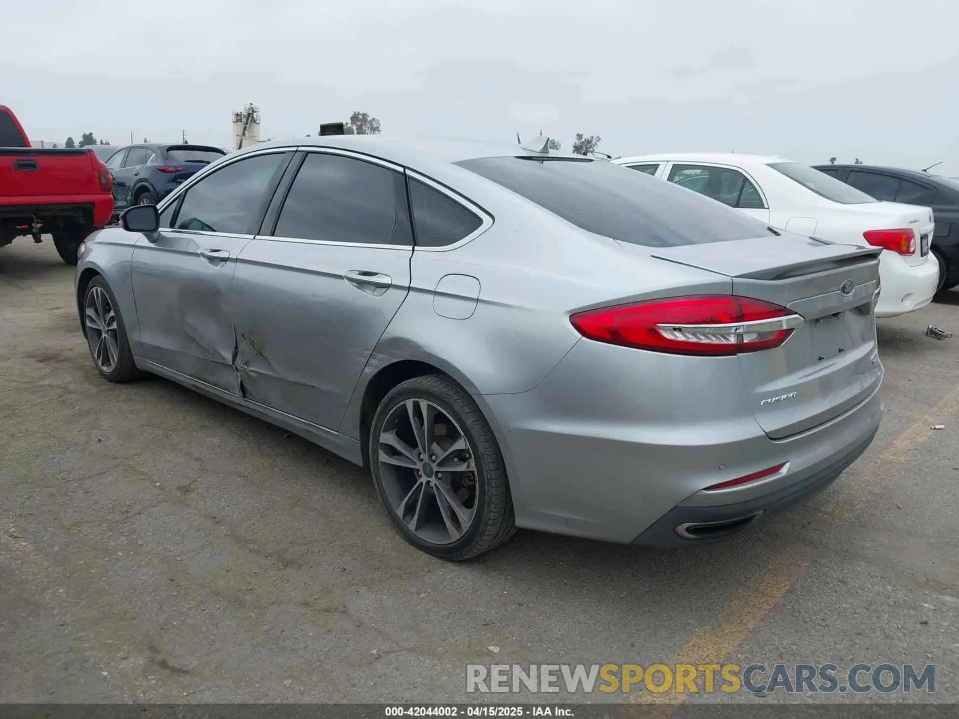 3 fotografías del automóvil dañado 3FA6P0K99LR137840 FORD FUSION 2020