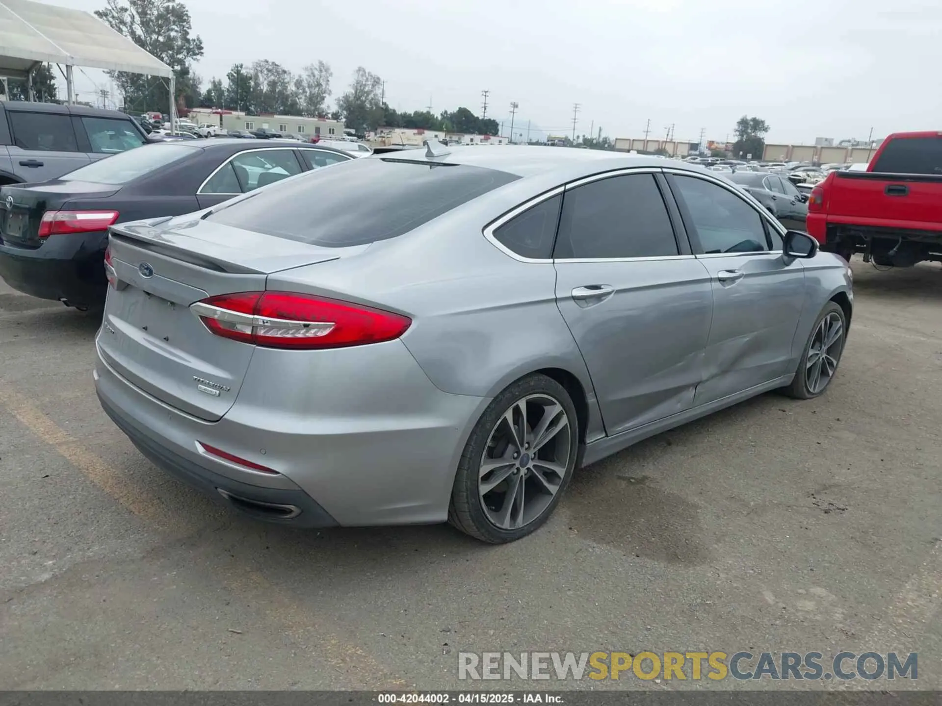 4 fotografías del automóvil dañado 3FA6P0K99LR137840 FORD FUSION 2020