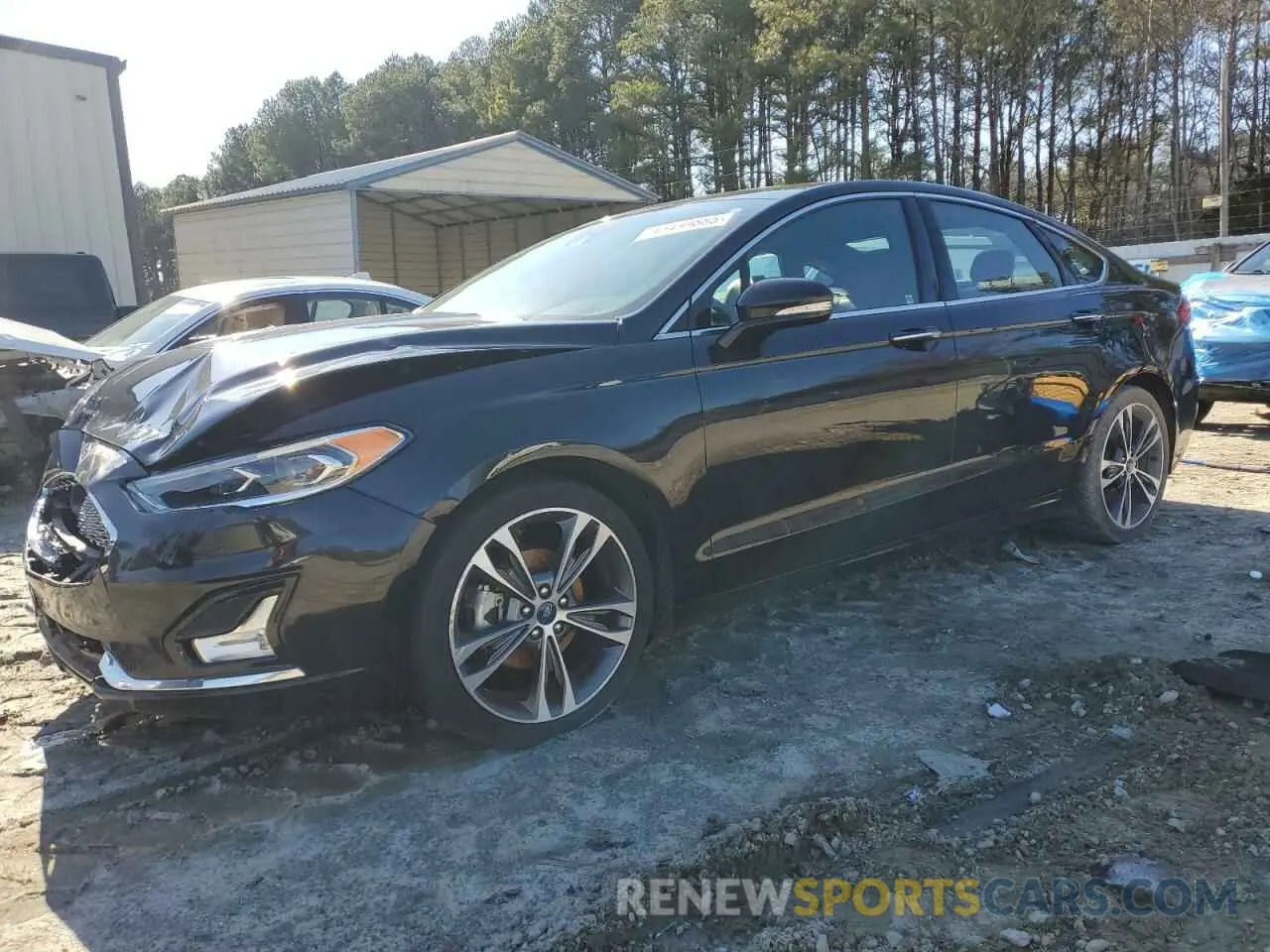 1 fotografías del automóvil dañado 3FA6P0K99LR151592 FORD FUSION 2020
