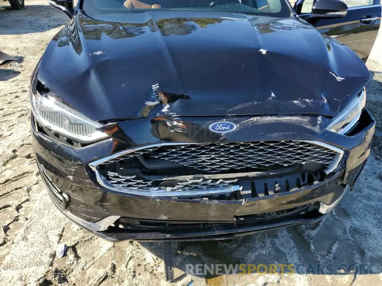 11 fotografías del automóvil dañado 3FA6P0K99LR151592 FORD FUSION 2020