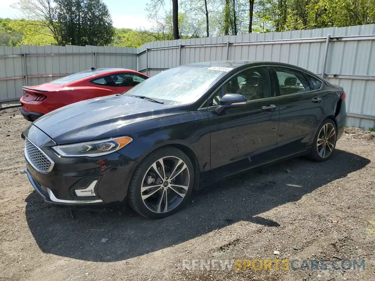 1 fotografías del automóvil dañado 3FA6P0K99LR174256 FORD FUSION 2020