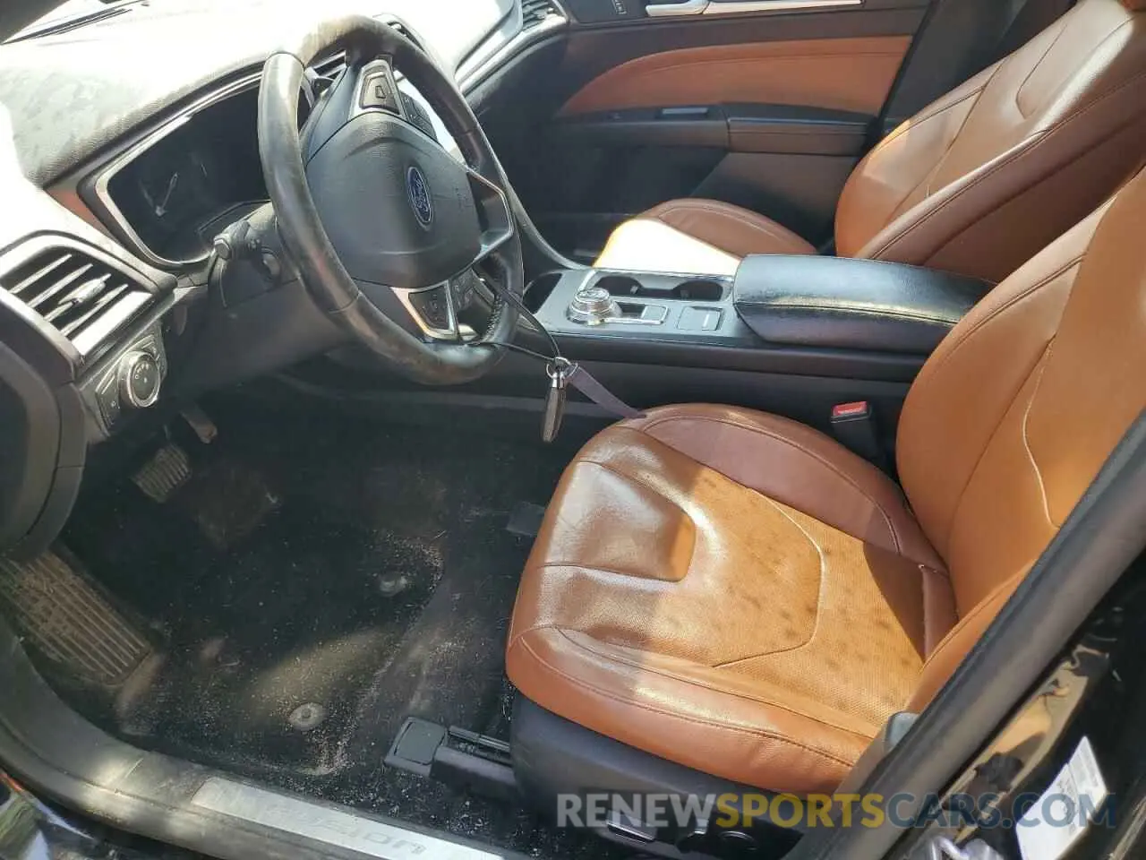 7 fotografías del automóvil dañado 3FA6P0K99LR174256 FORD FUSION 2020